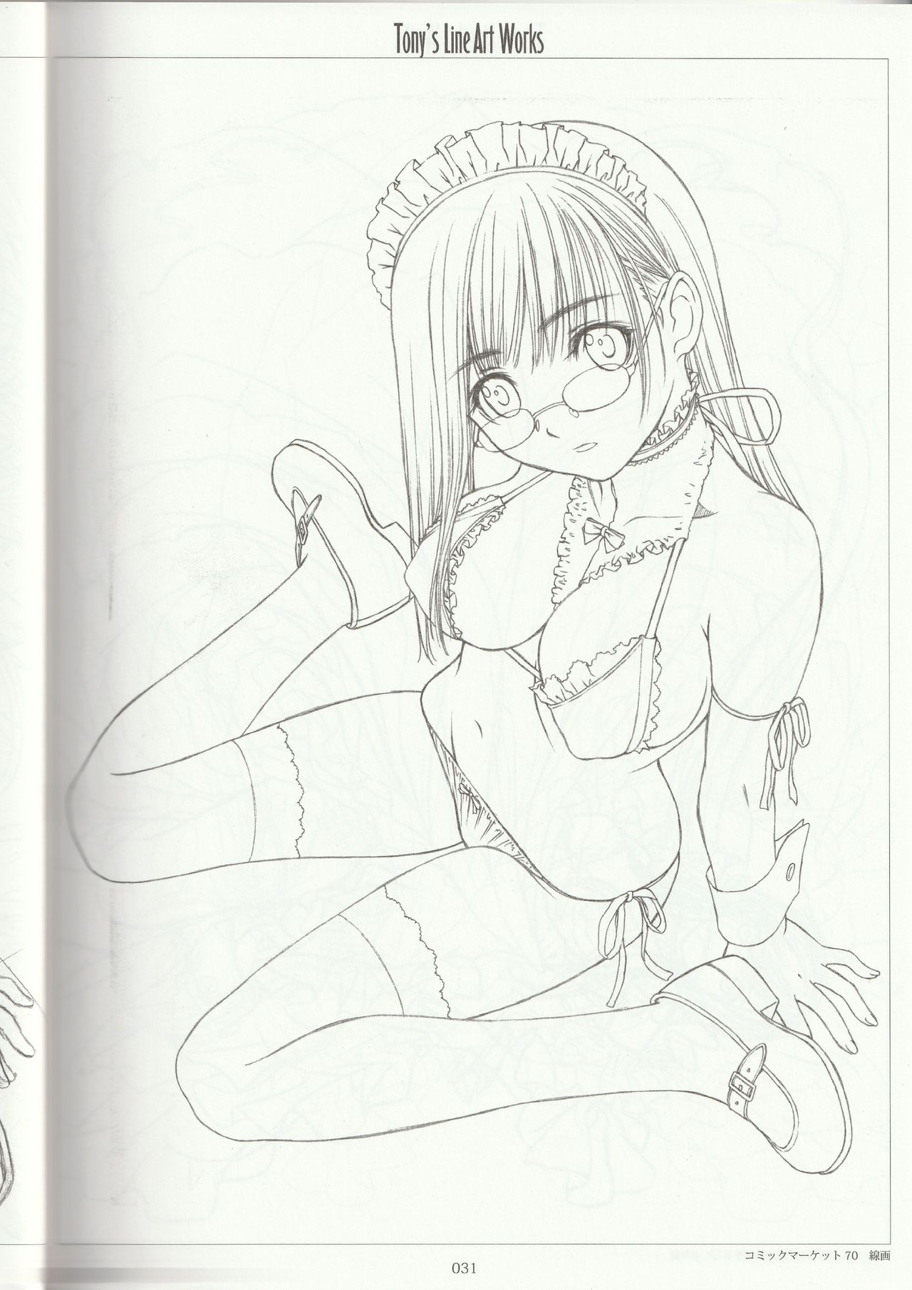 (C92) [T2 ART WORKS (Tony)] Tony's Line Art Works 絵師20周年記念線画集 (よろず)