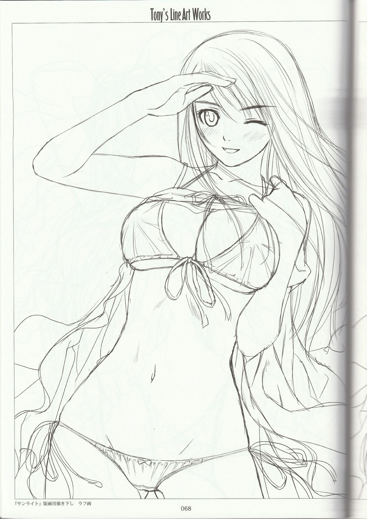 (C92) [T2 ART WORKS (Tony)] Tony's Line Art Works 絵師20周年記念線画集 (よろず)