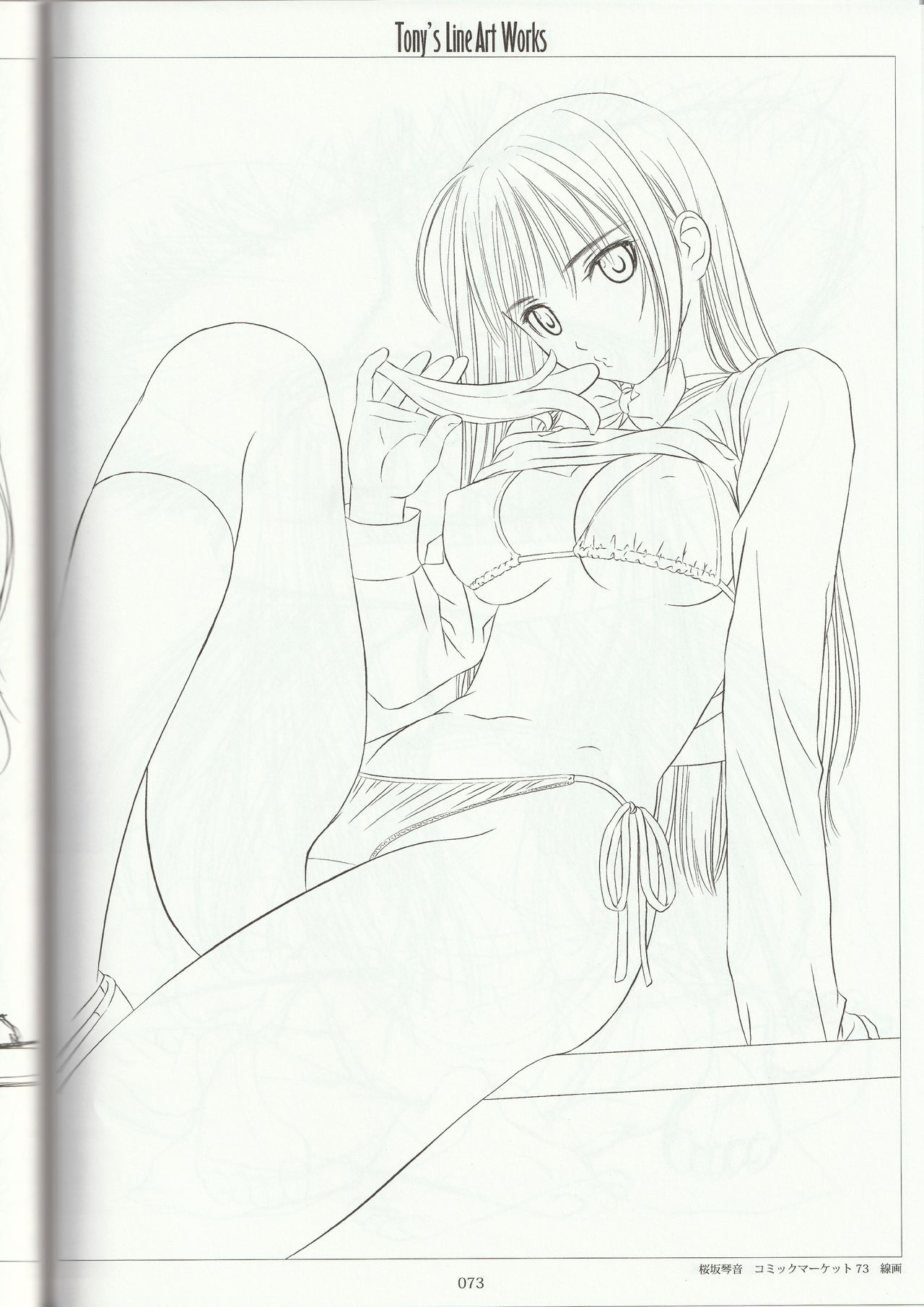 (C92) [T2 ART WORKS (Tony)] Tony's Line Art Works 絵師20周年記念線画集 (よろず)