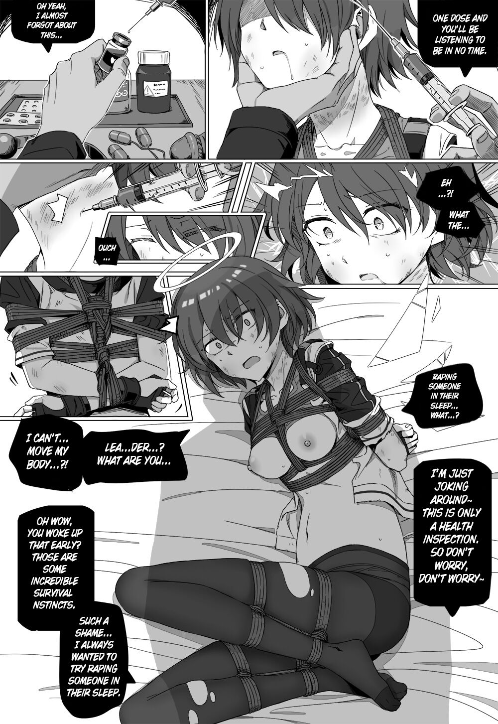 [kataokasan] 无能狂怒 pg 23-34 (明日方舟) [英訳]