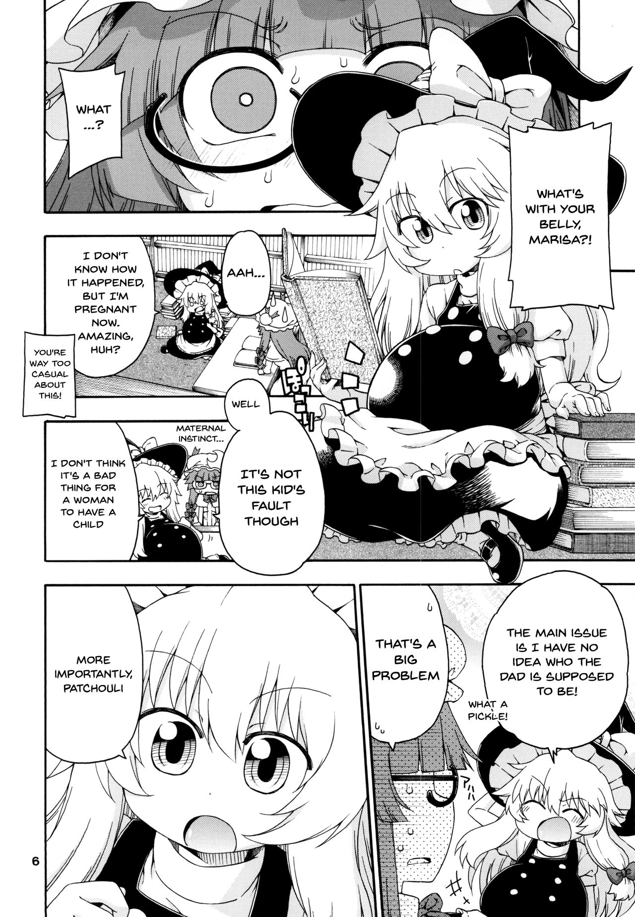 [はにゃ屋敷 (はにゃ)] 東方迷込 ～パチュリー編～ (東方Project) [英訳] [DL版]