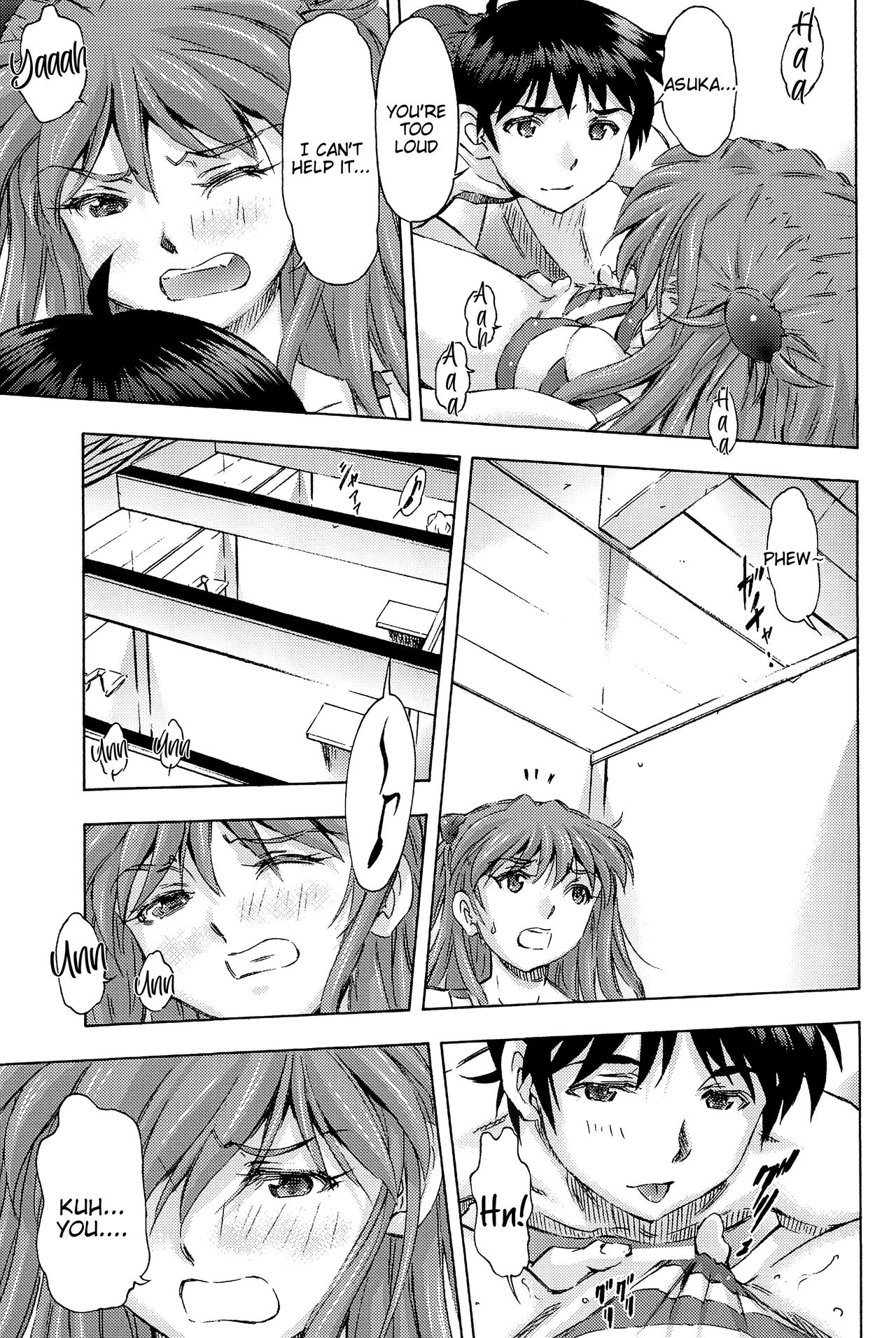 (COMIC1☆9) [スタジオ・ワラビー (蔵王)] 3人娘と海の家 (新世紀エヴァンゲリオン) [英訳]