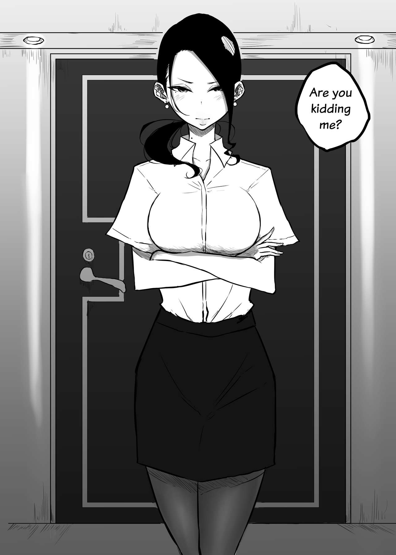 [Sky Dogma (ぱんだこりゃ)] スパルタ先生が教え子のビッチギャルにエッチな事される話 [英訳]
