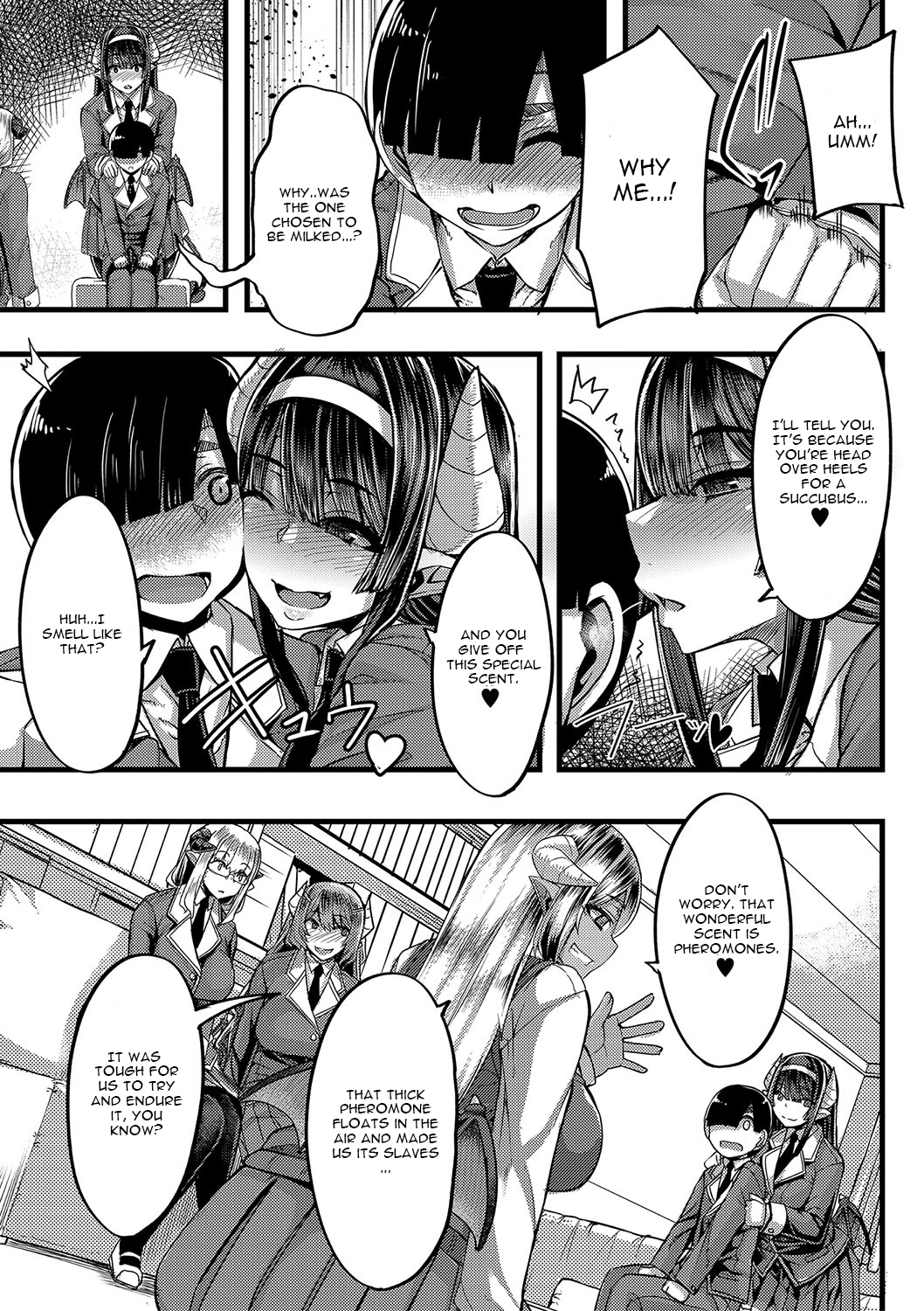 [ゆたかめ] サキュバス搾精部 第1話 (コミックミルフ 2020年6月号 Vol.54) [英訳] [DL版]