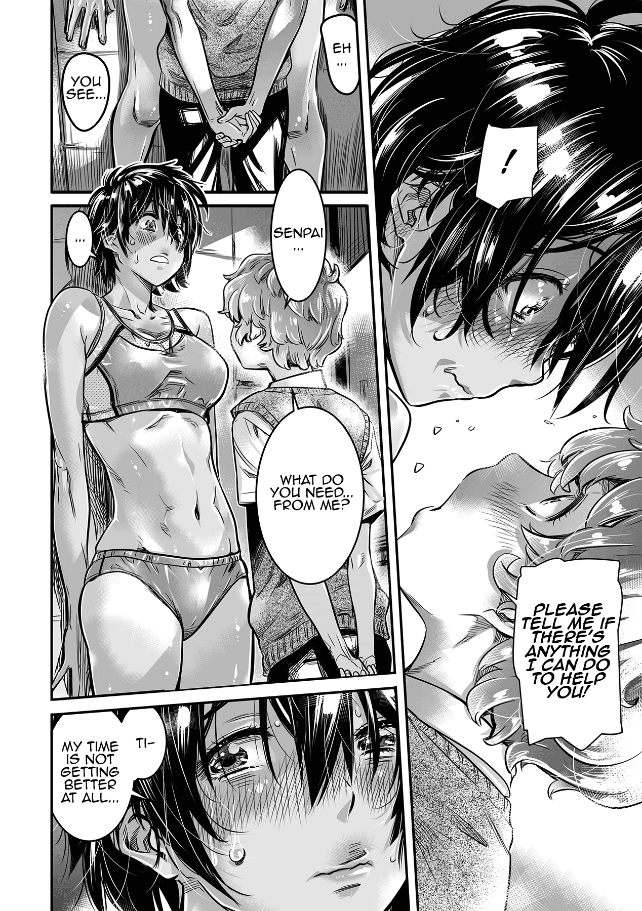 [MARUTA Production (MARUTA)] 身長175cmの陸上少女は後輩男子の精子を飲みたがる [英訳] [DL版]
