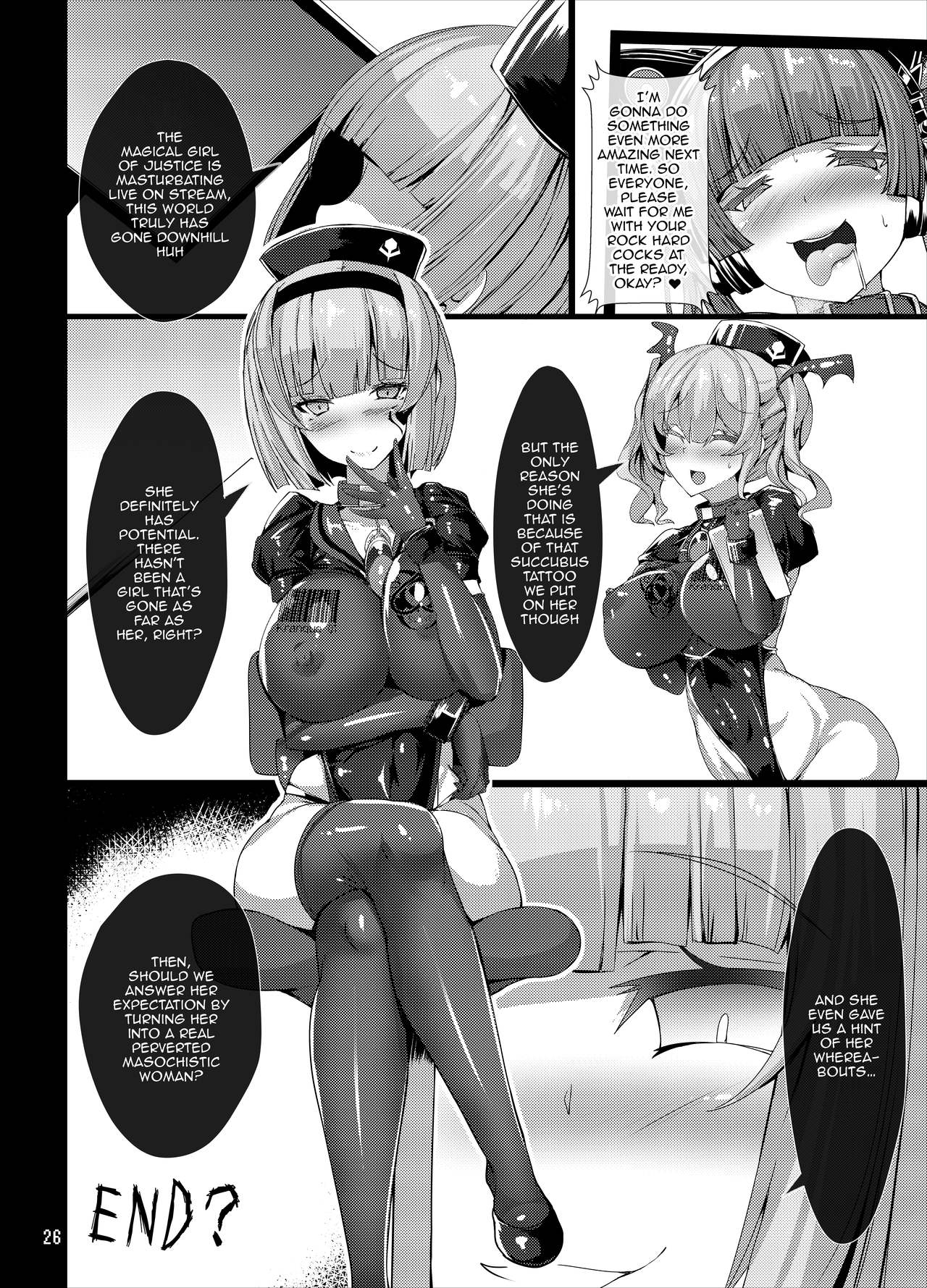[とりのおいしいところ (鳥三)] TS魔法少女がオナニーする本～自慰映像配信編～ [英訳] [DL版]