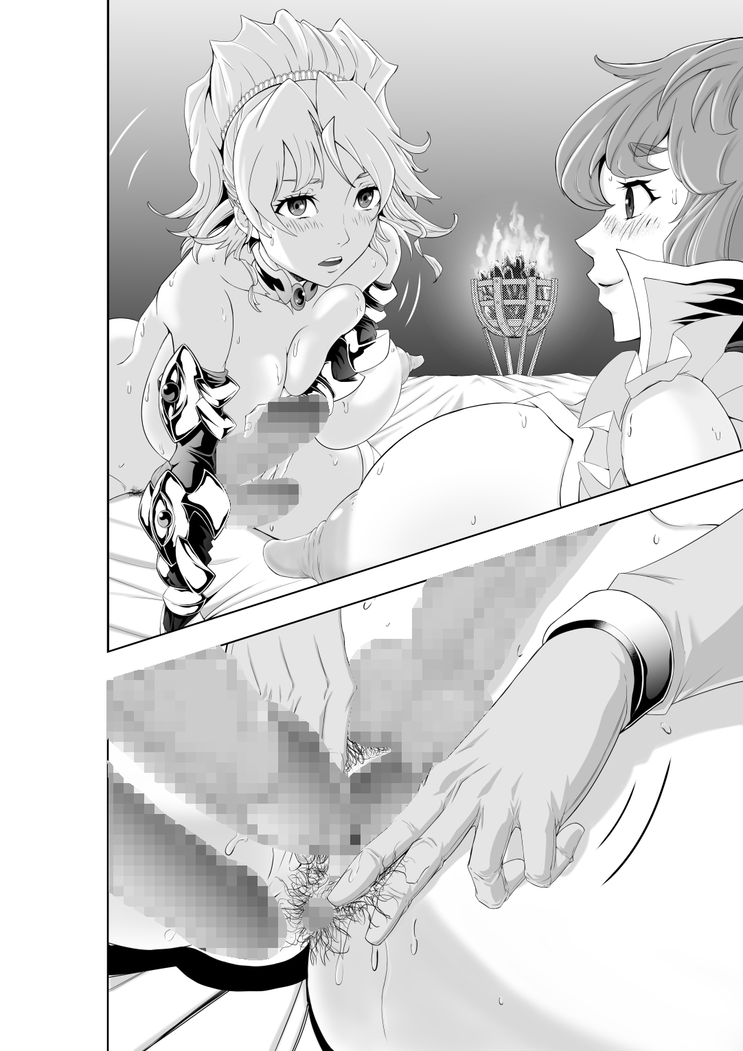 [大得ウェルズ] フタリはフタナリ 聖剣巫女×女勇者編
