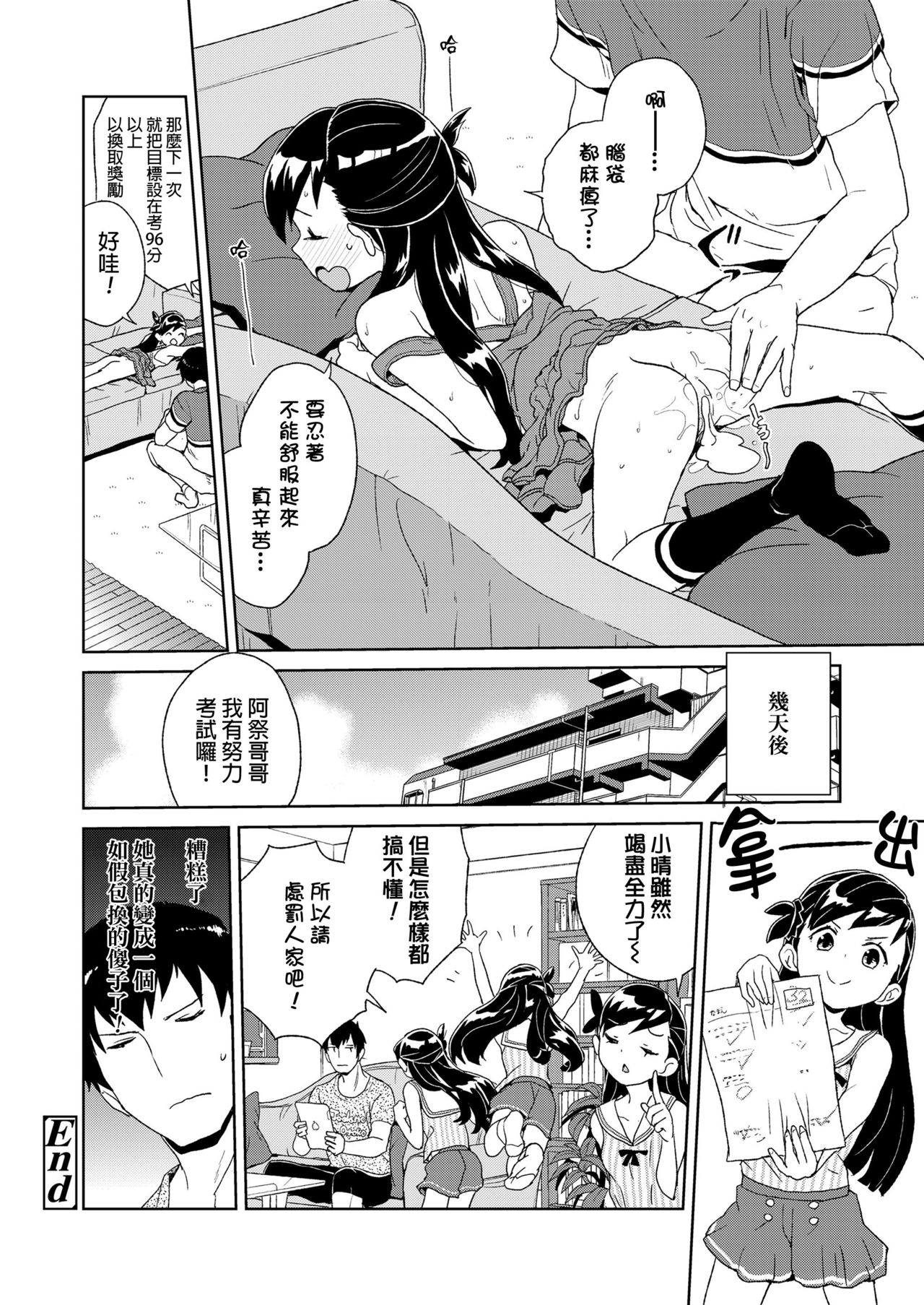 [縁山] 晴ちゃんのお勉強 (COMIC LO 2019年2月号) [中国翻訳] [DL版]