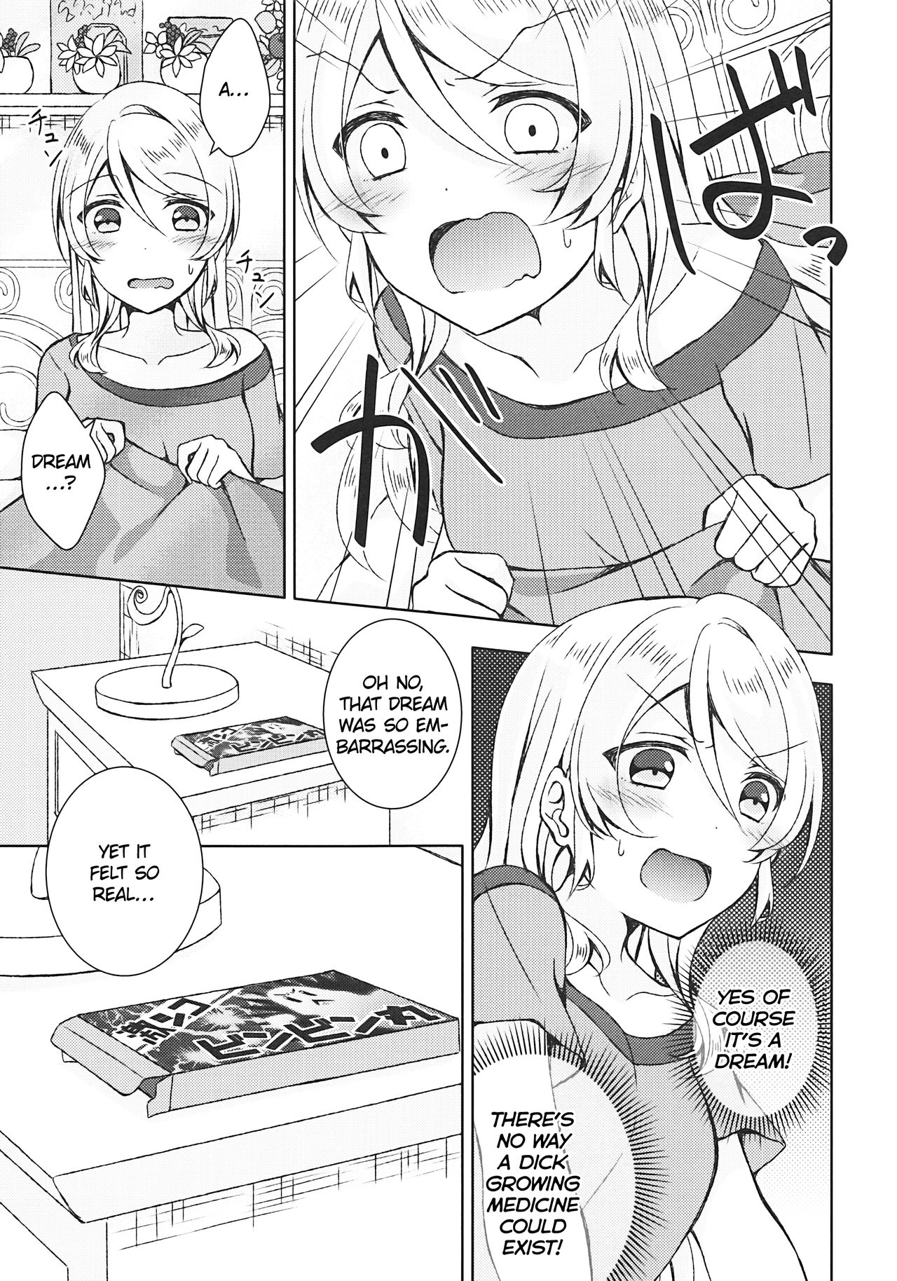 (僕らのラブライブ! 17) [玄米茶 (モグ)] ふたなりせっくす (ラブライブ!) [英訳]