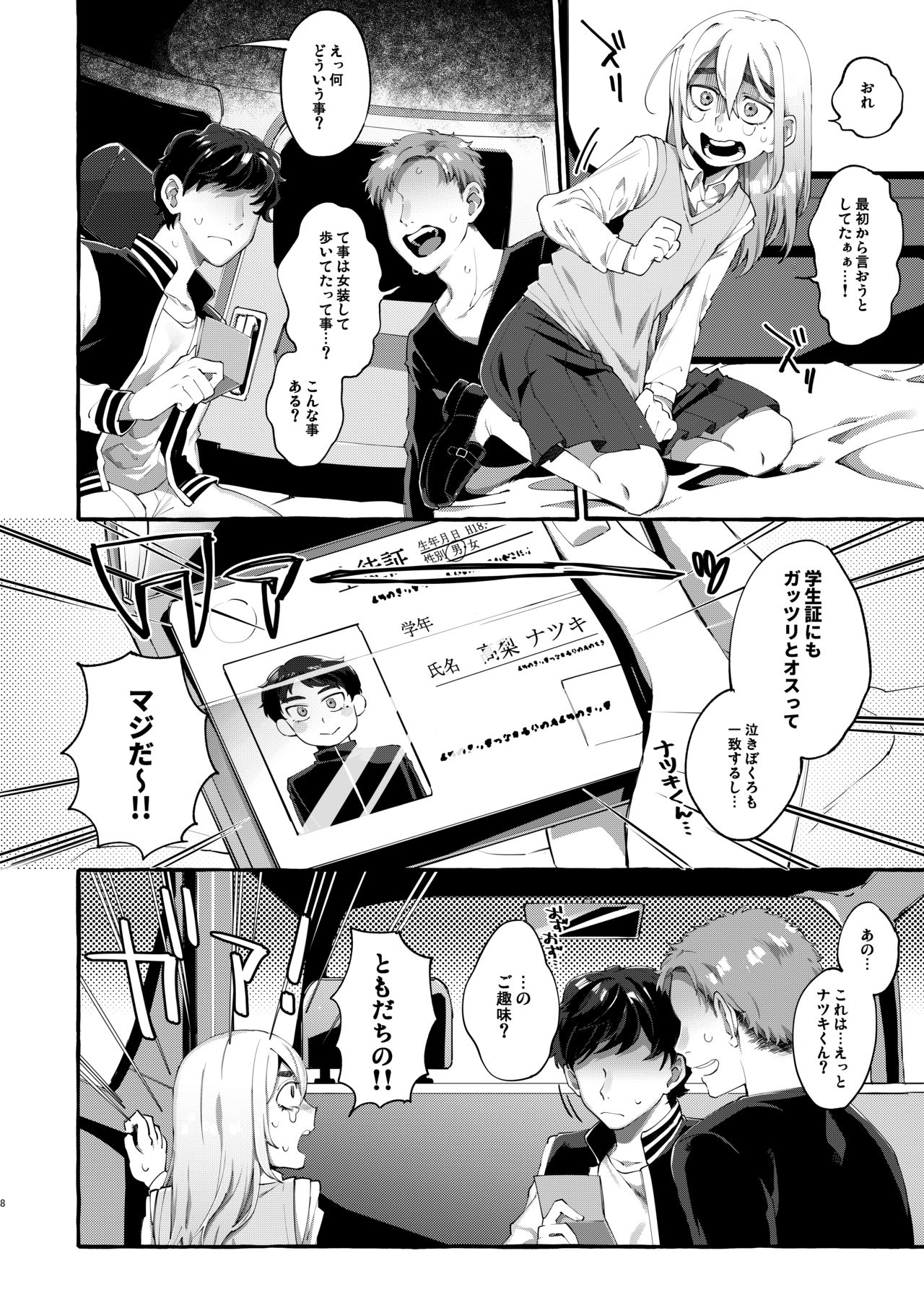 [とても雑魚 (すごく雑魚)] 女子学生を拉致誘拐したと思ったら男の娘だった。