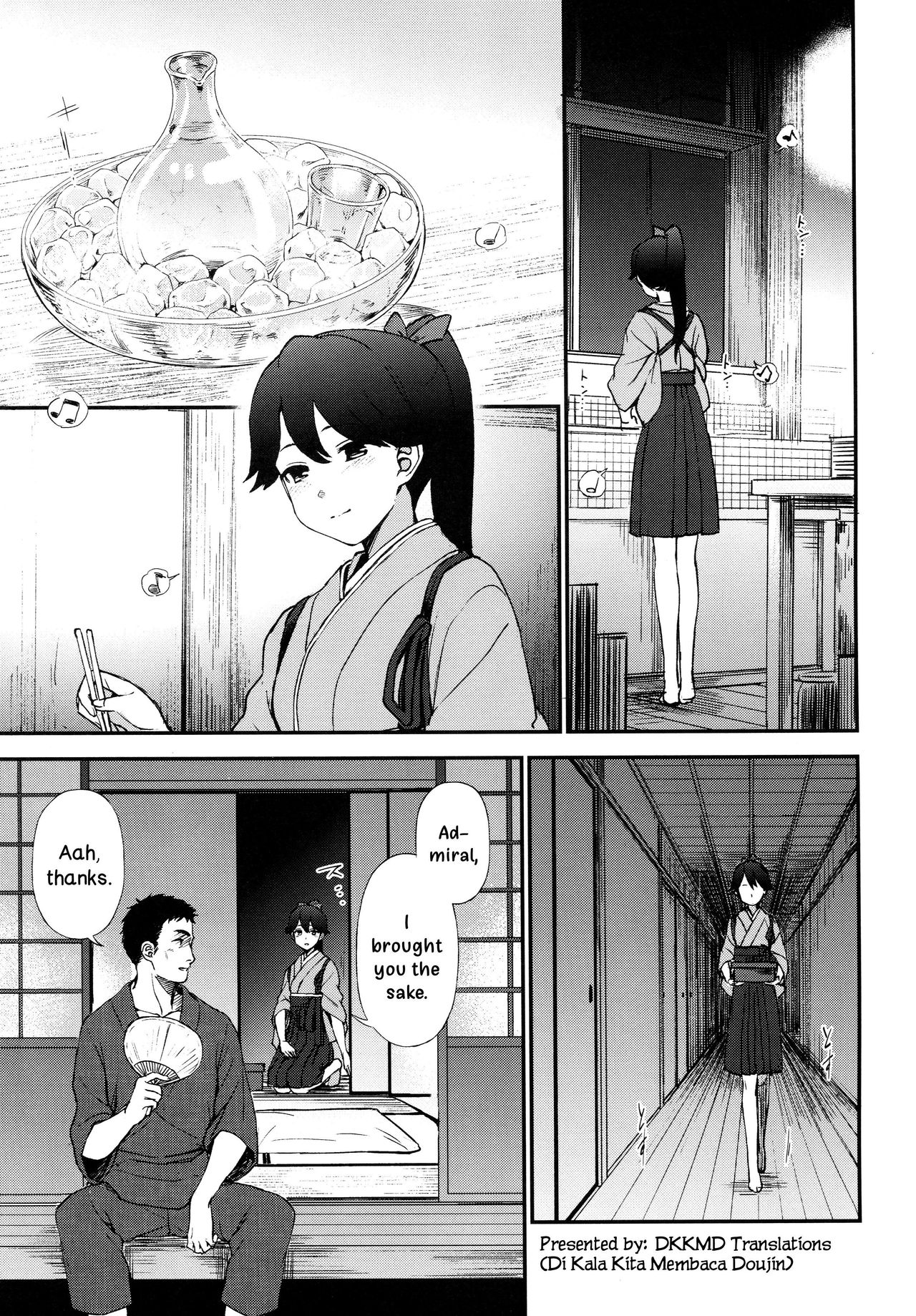 (C94) [くまのとおるみち (くまだ)] よひにみだれし (艦隊これくしょん -艦これ-) [英訳]