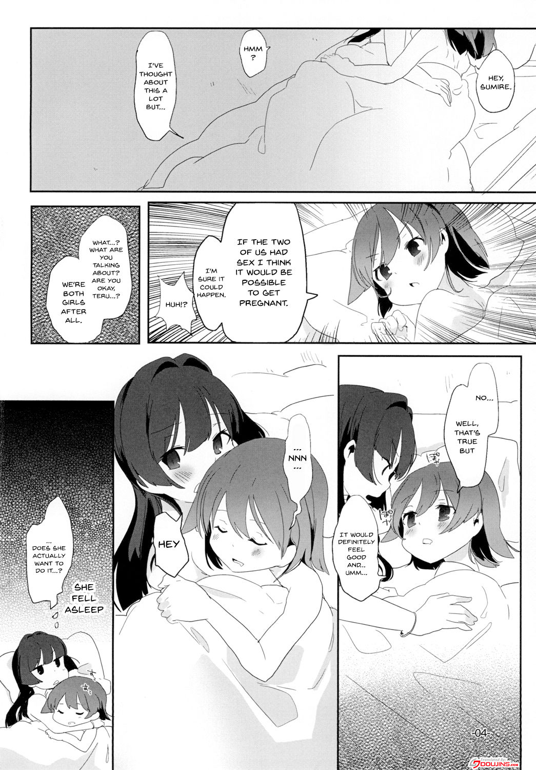 [pm02:00 (日夜コトリ)] とにもかくにもiPS! (咲-Saki-) [英訳] [DL版]