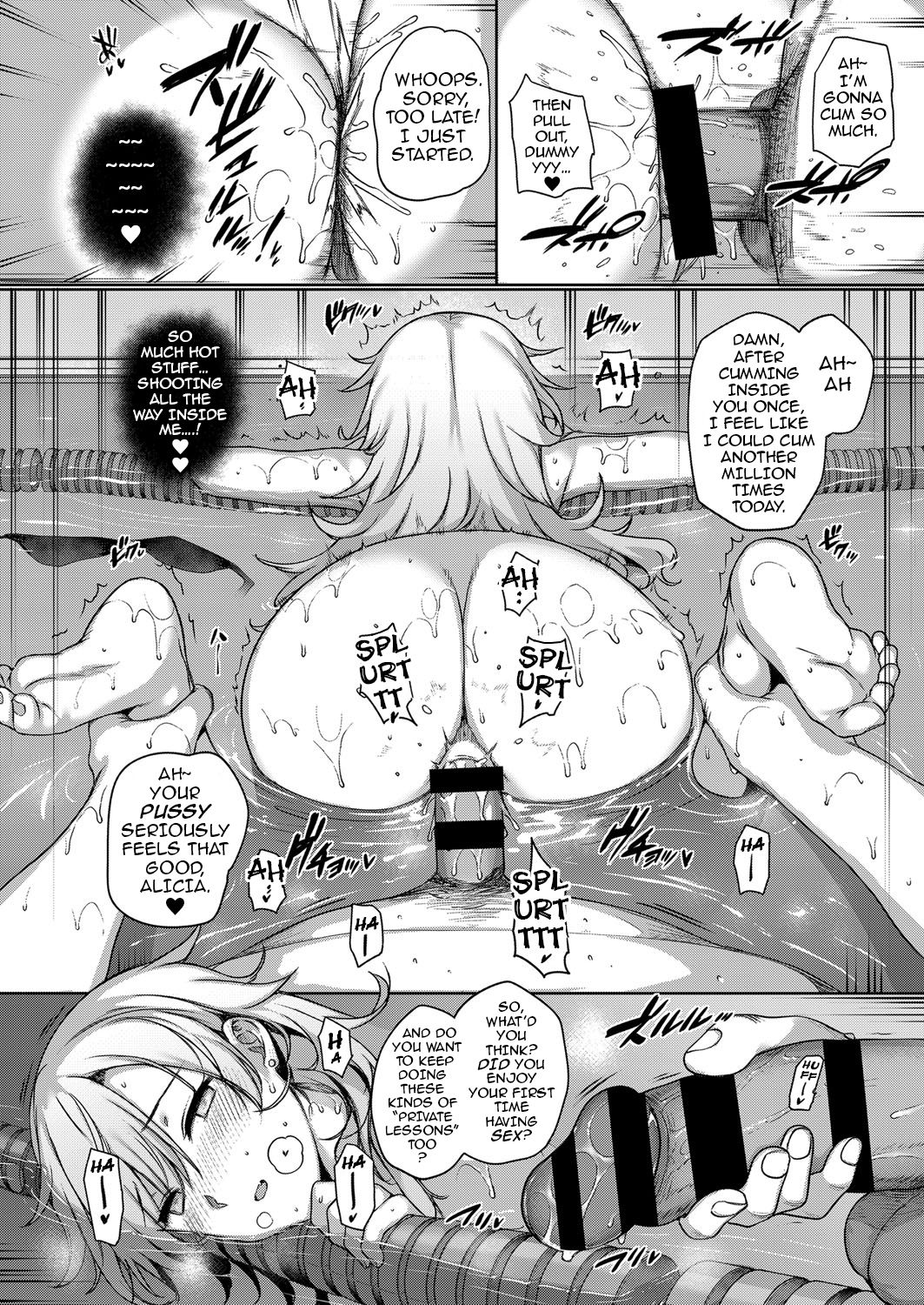 [桂井よしあき] 天使学園の寮姦性活 1-2, 4-9 [英訳] [DL版]
