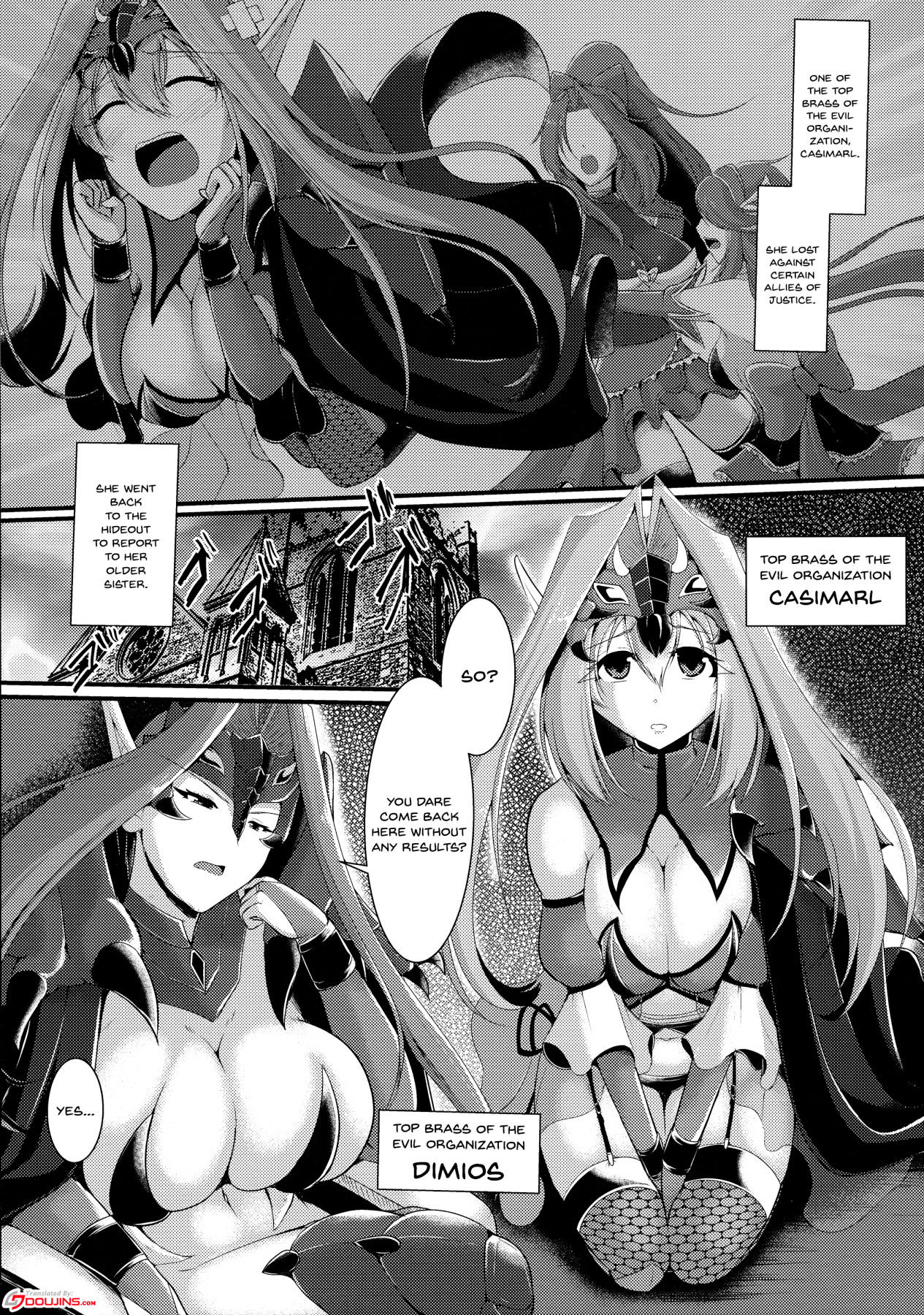 (COMIC1☆13) [月光亭 (セレス龍)] 悪の組織でのお仕置きtime [英訳]