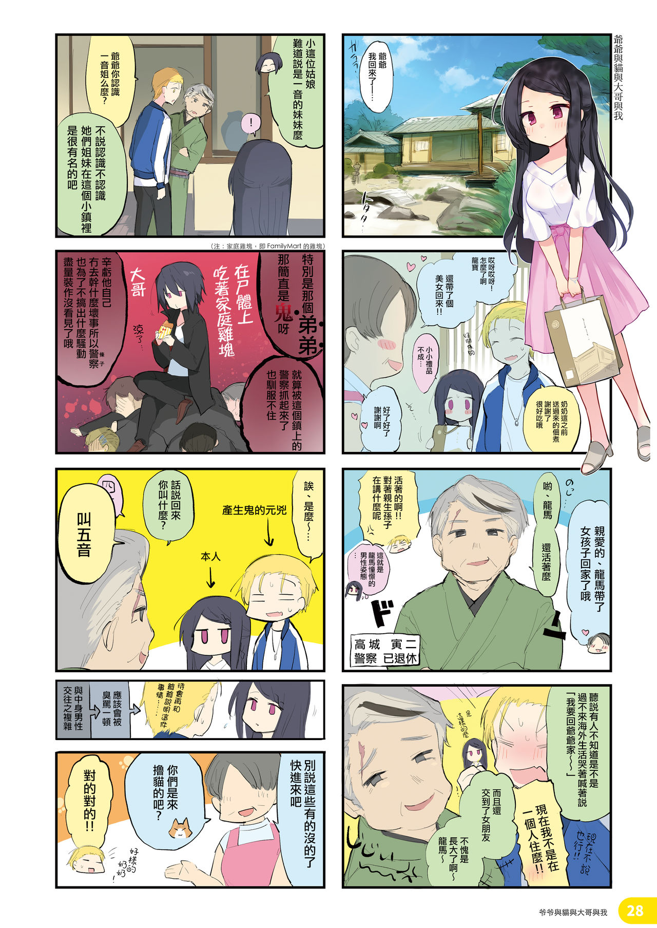 (C97) [中性まふまん♀ (栗餅ちづる)] らくがき4コマ アニキと俺と ツイッター再録本 [中国翻訳]