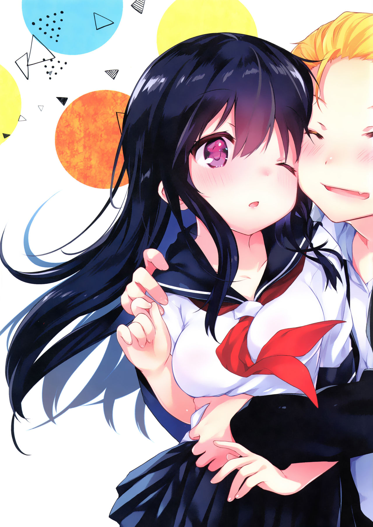 (C97) [中性まふまん♀ (栗餅ちづる)] らくがき4コマ アニキと俺と ツイッター再録本 [中国翻訳]