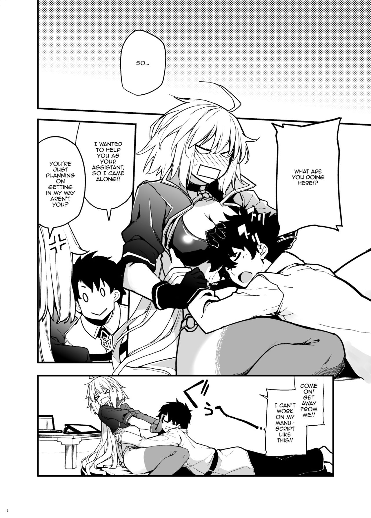 [IRON GRIMOIRE (SAKULA)] 黒猫がニャンと鳴く。3 (Fate/Grand Order) [英訳] [DL版]