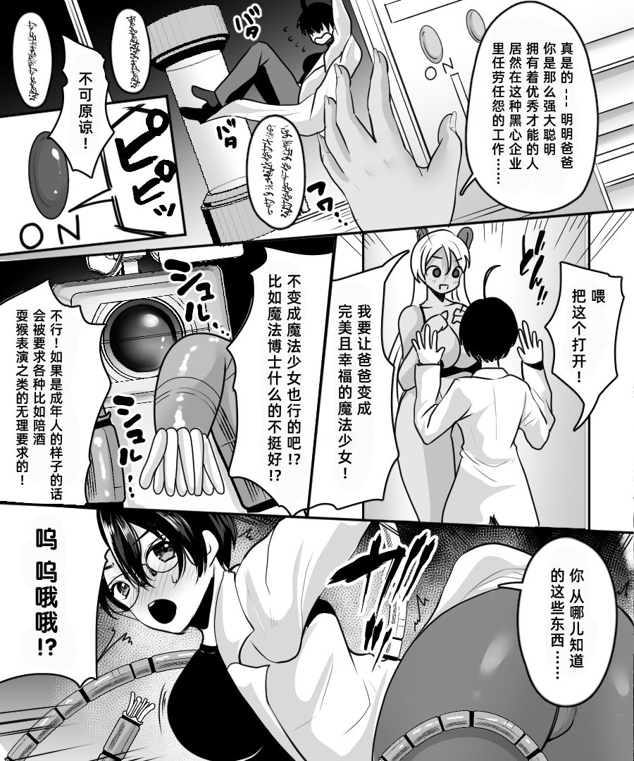 [あむぁいおかし製作所 (羅ぶい)] 悪の科学者、魔法少女に転職します!? [中国翻訳]