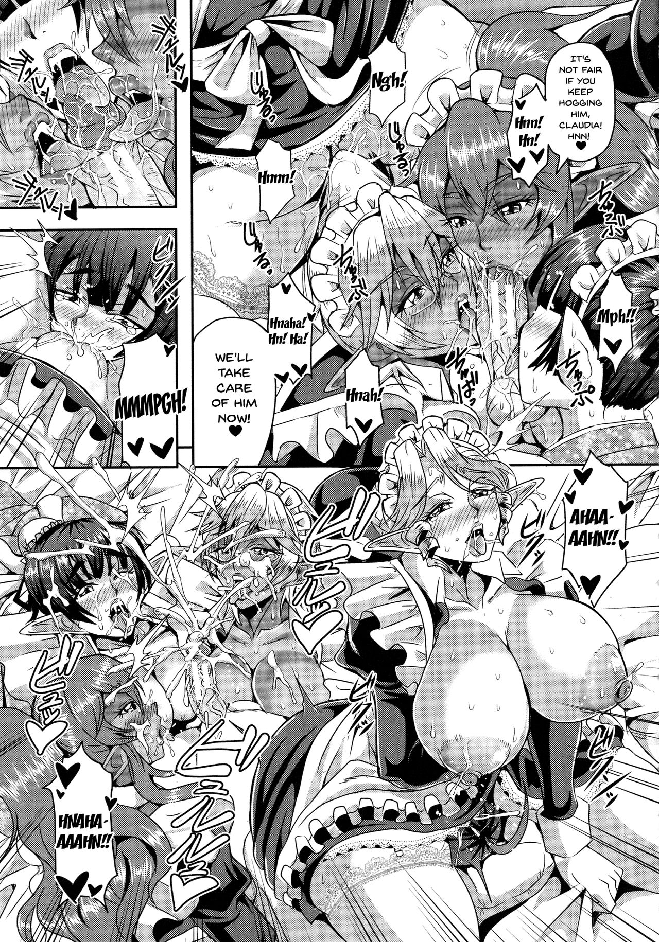 [三船誠二郎] エルフハーレム物語 [英訳]