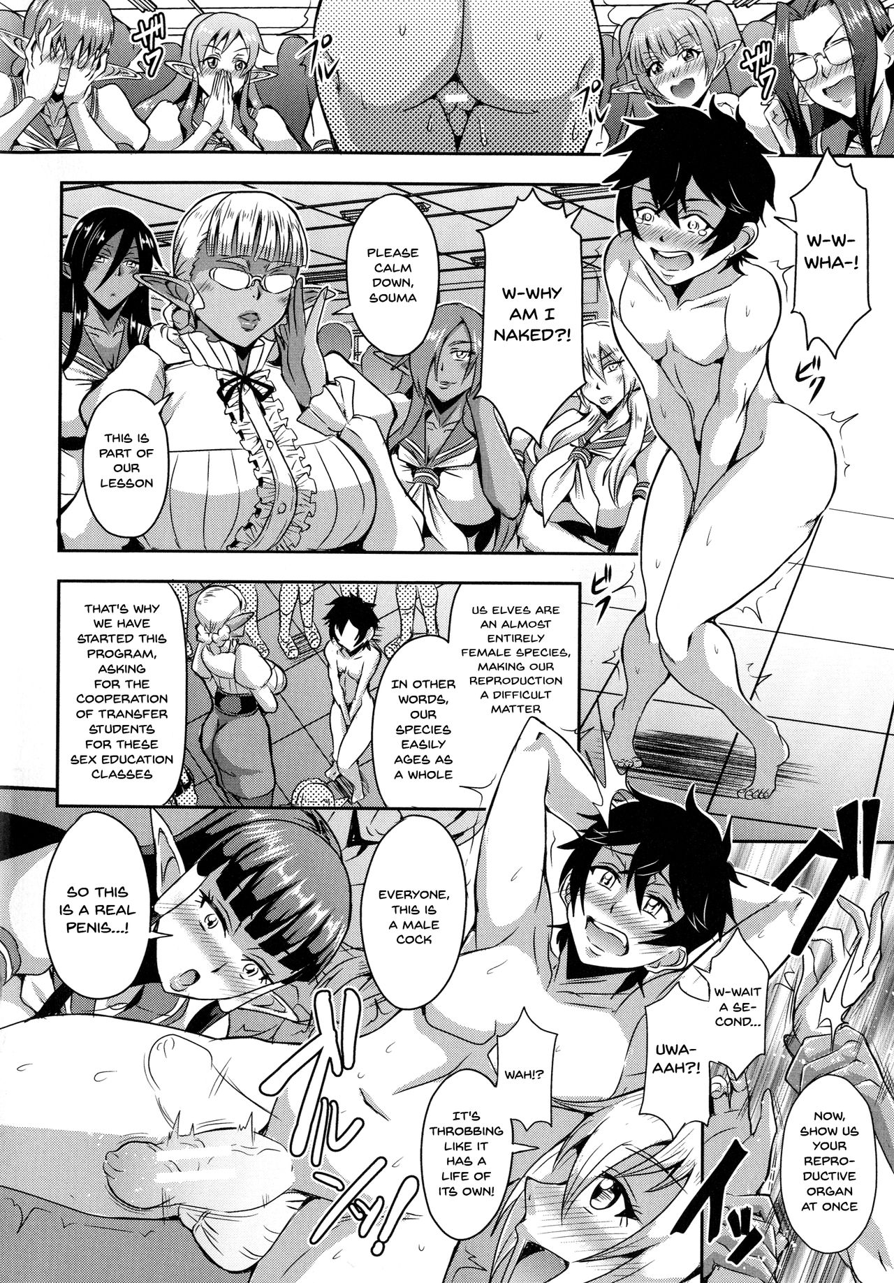 [三船誠二郎] エルフハーレム物語 [英訳]