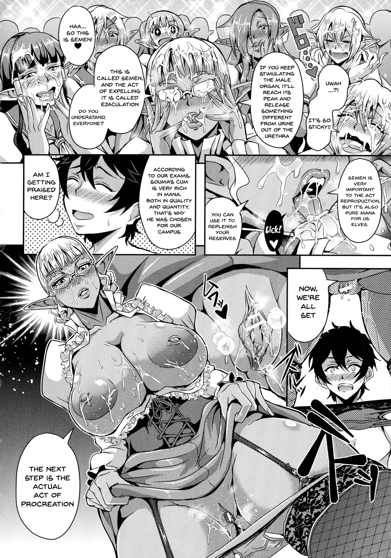 [三船誠二郎] エルフハーレム物語 [英訳]