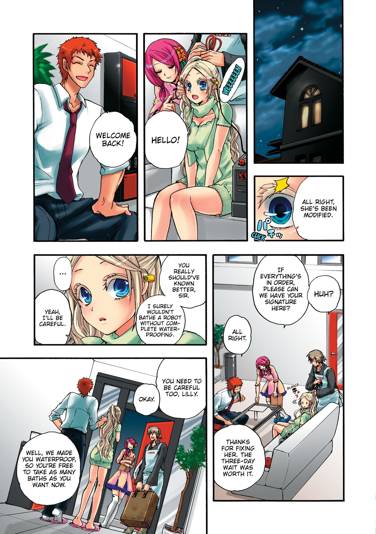 [佐藤沙緒理] 愛玩ロボット リリィ第２巻 [英訳] [無修正] [DL版]