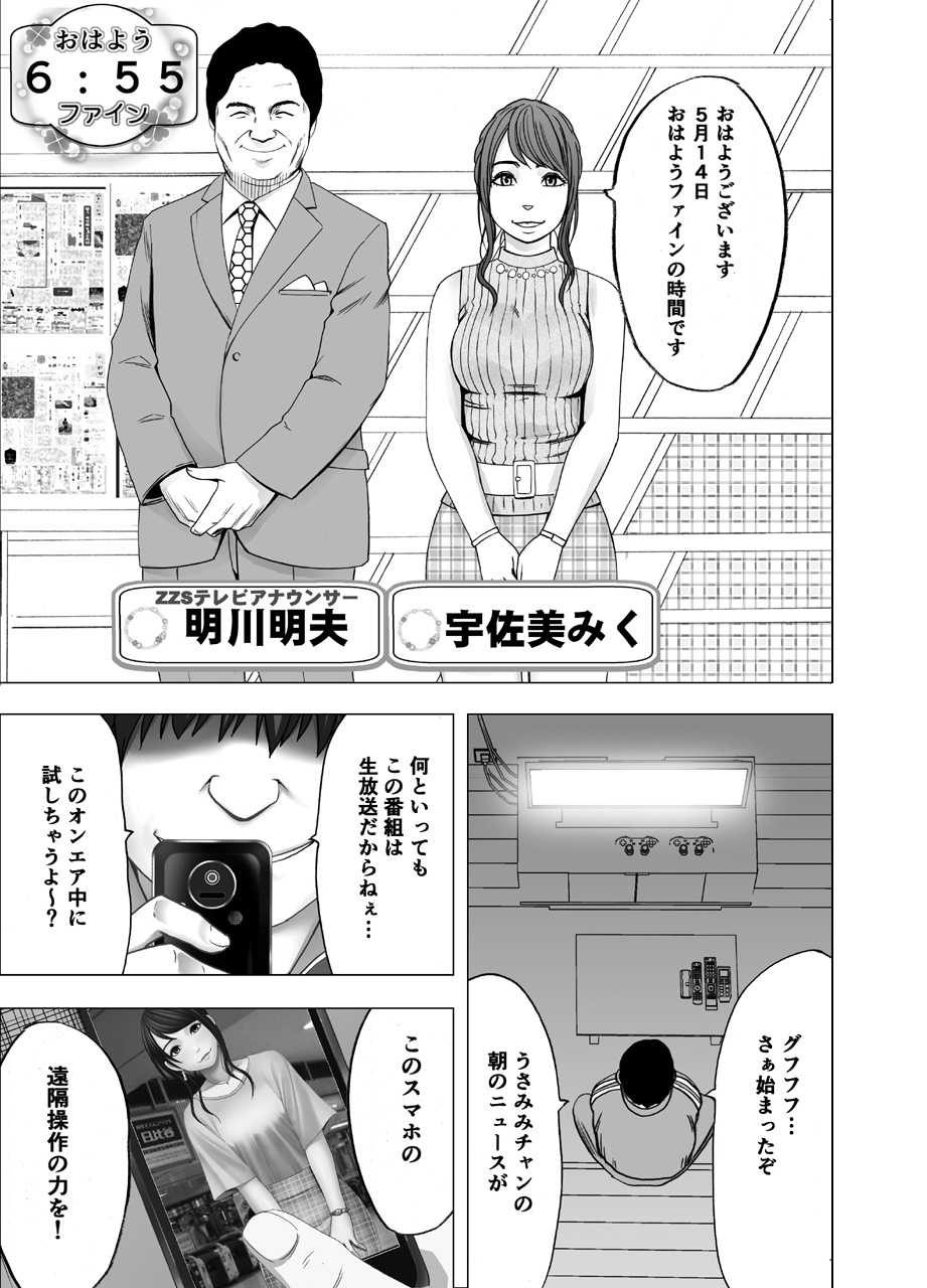 [クリムゾン] 女体操作スマートフォン 女子アナ編