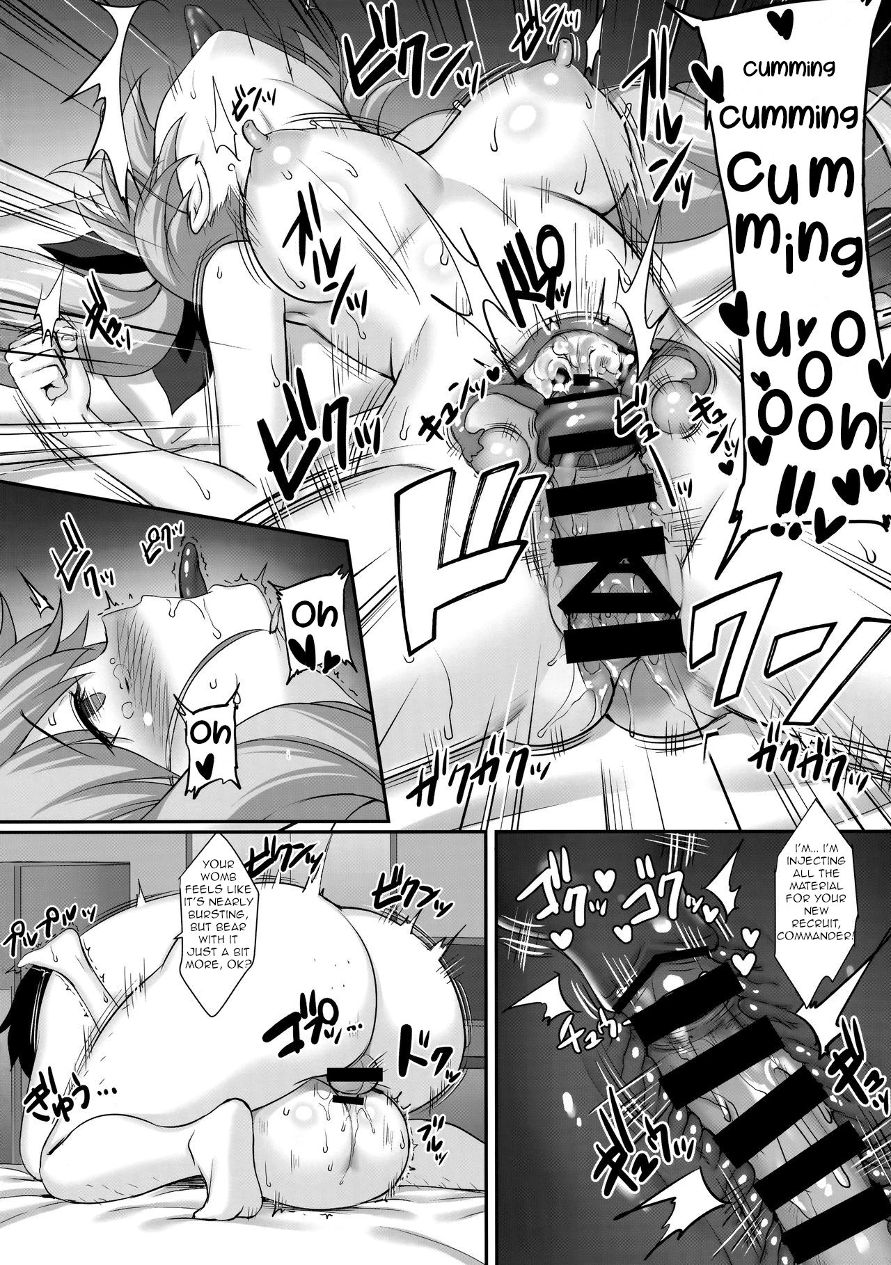 (C90) [焼肉食べたい (でらうえあ)] チョビちゃんと僕の妊娠活動 (ガールズ&パンツァー) [英訳]