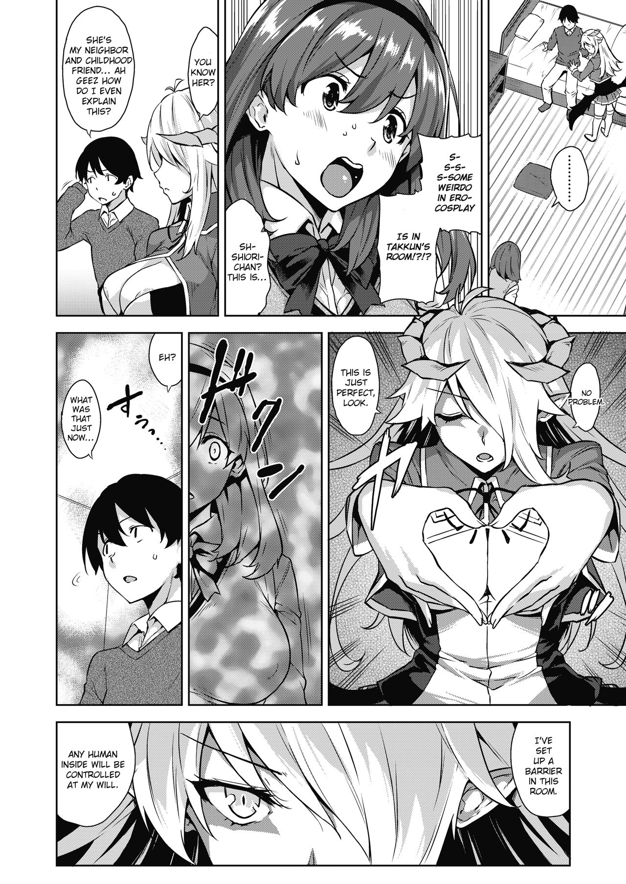 [三崎 (神毛物由宇)] アクマでJK！-魔界アプリでハーレム試験- [英訳] [DL版]