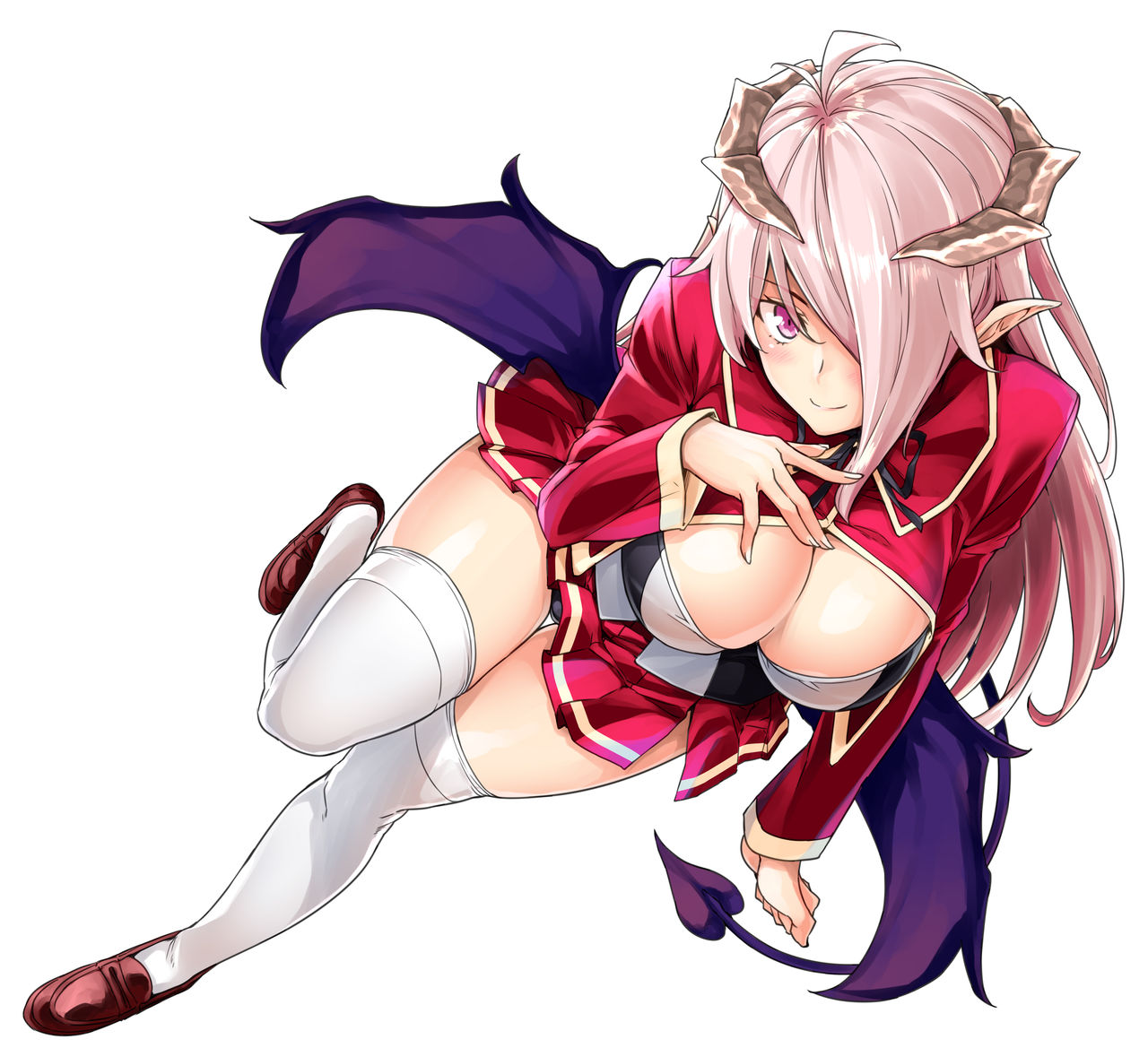 [三崎 (神毛物由宇)] アクマでJK！-魔界アプリでハーレム試験- [英訳] [DL版]