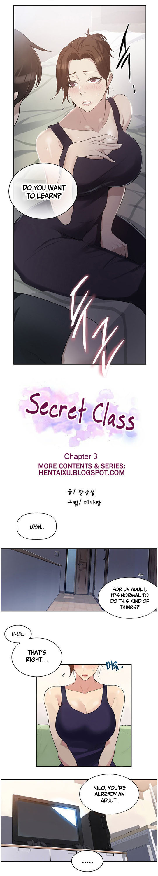 [Wang Kang Cheol, Minachan] Secret Class Ch.5/? [English] [Hentai Universe]