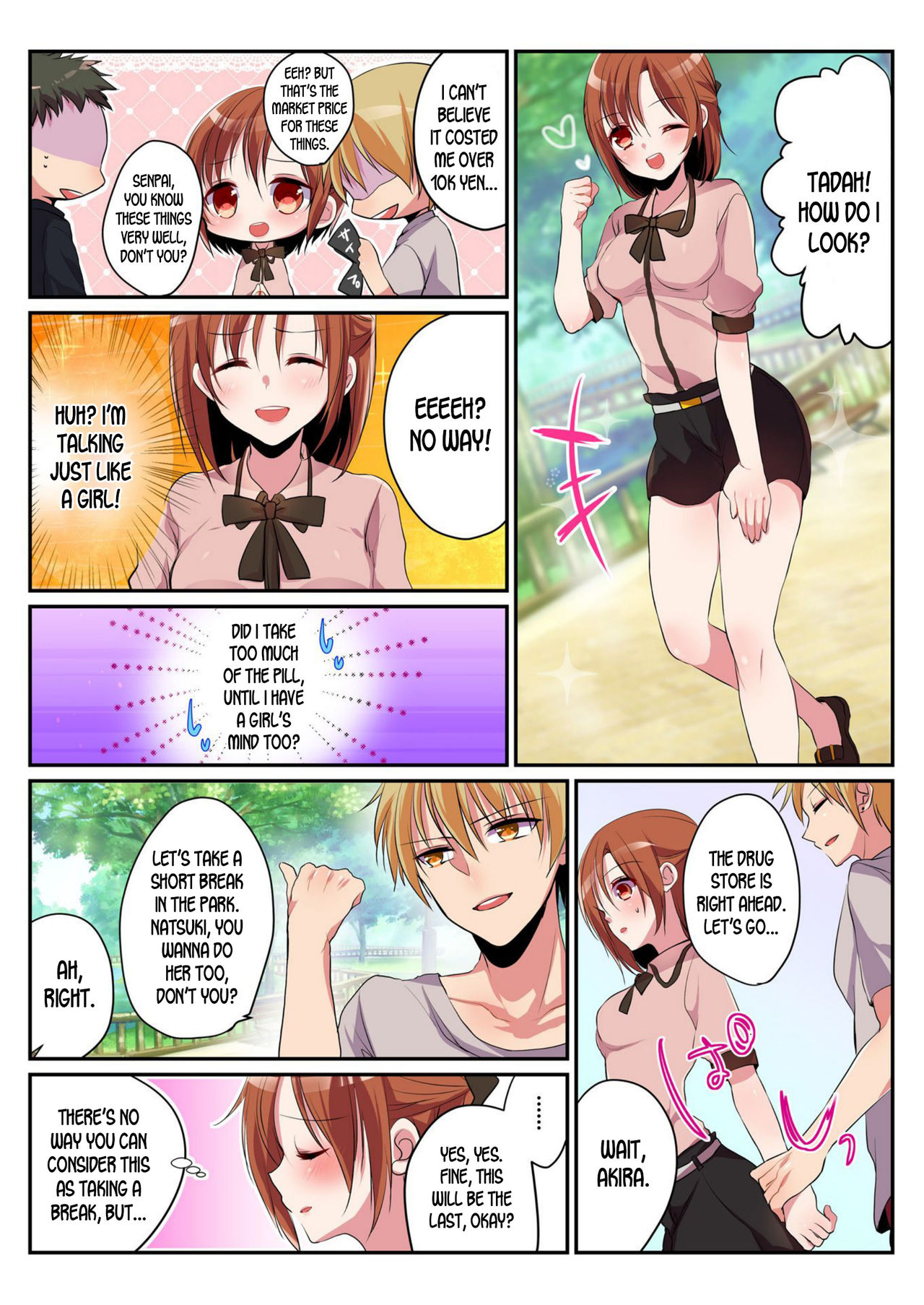 [水利硝] 女の身体でシたいこと！～♂⇔♀快感入れ替わりライフ～（3）[英訳] [DL版]