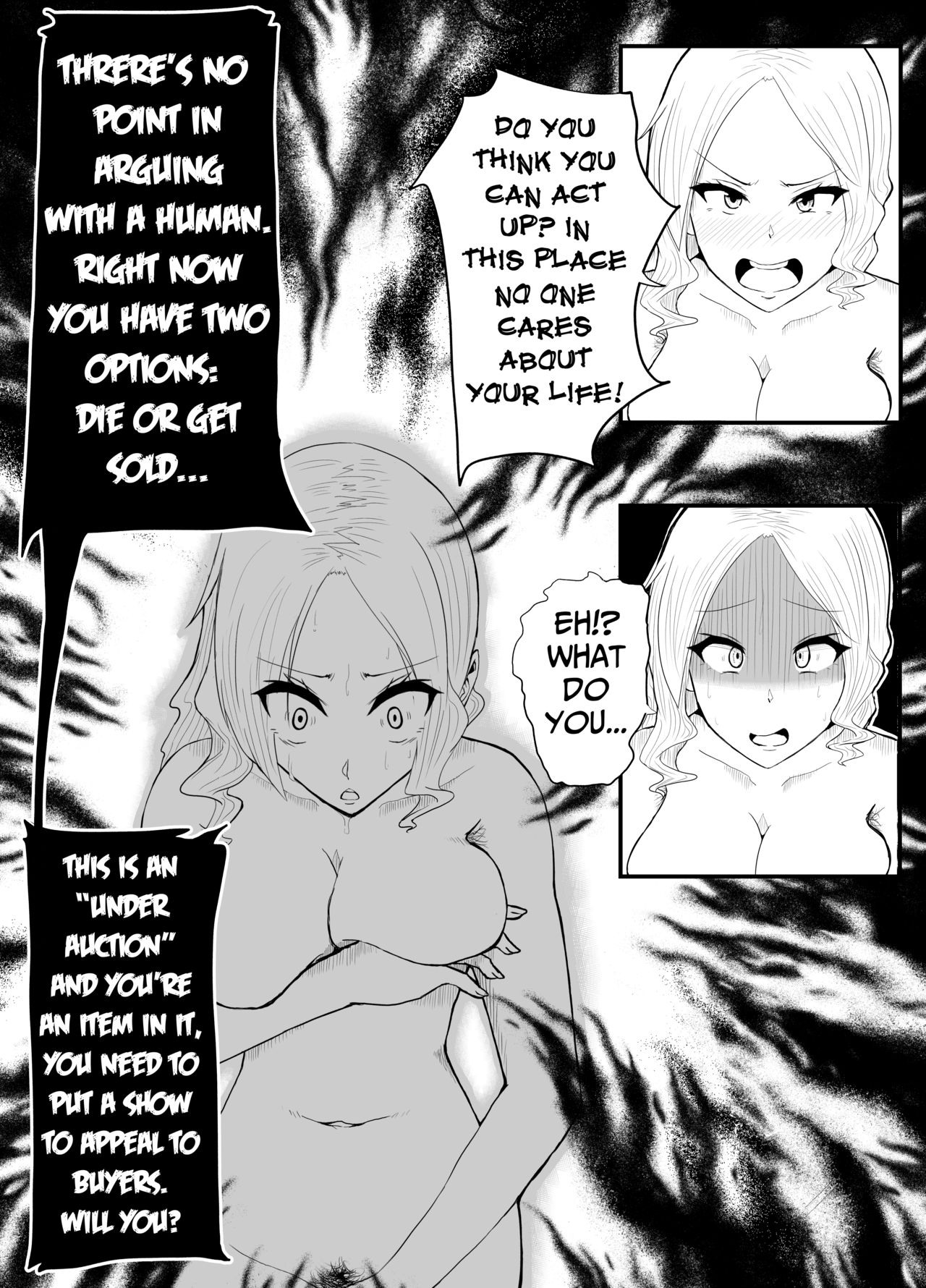 [愛羅武勇] TransfurGirls Auction : 01 このJKに問答無用の恥辱を― 藤本フタコ編 [英訳]
