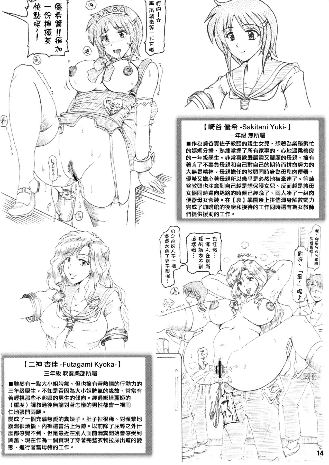 (C84) [Re-BI堂 (津宮伽月)] 彩淫女樂艶痴態 【排泄特進科】 [中国翻訳]