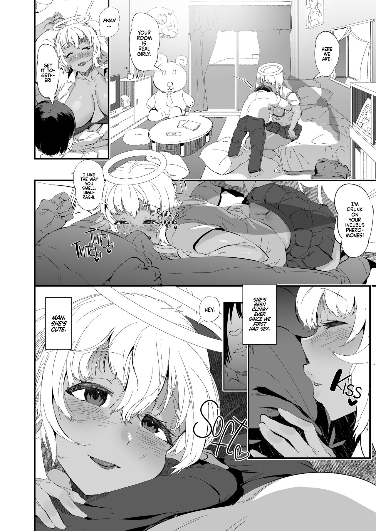 [AHOBAKA (aho)] Hすぎる天使はサキュバスと見分けがつかない [英訳] [無修正] [DL版]