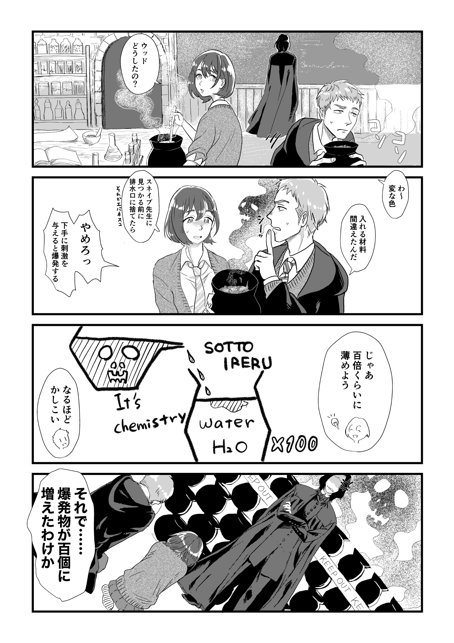 スネイプ教授とハッフルパフ転校生