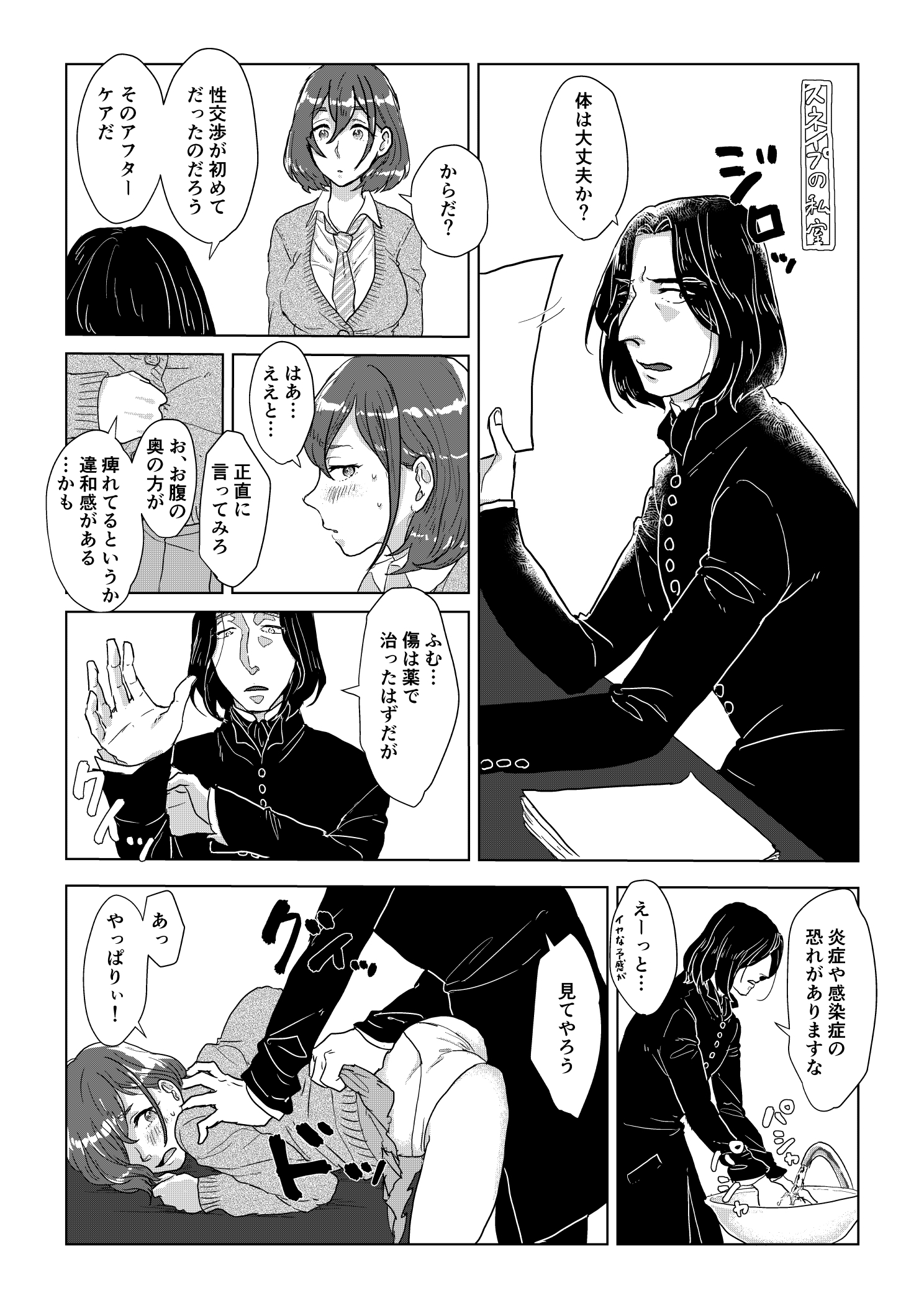 スネイプ教授とハッフルパフ転校生