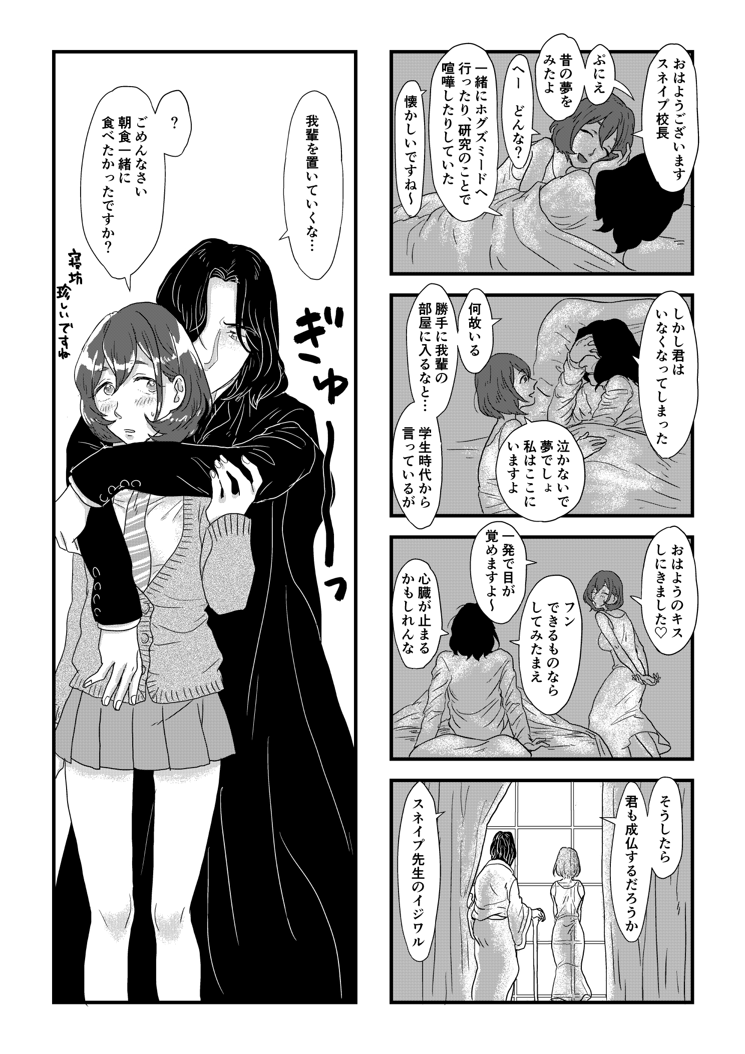 スネイプ教授とハッフルパフ転校生