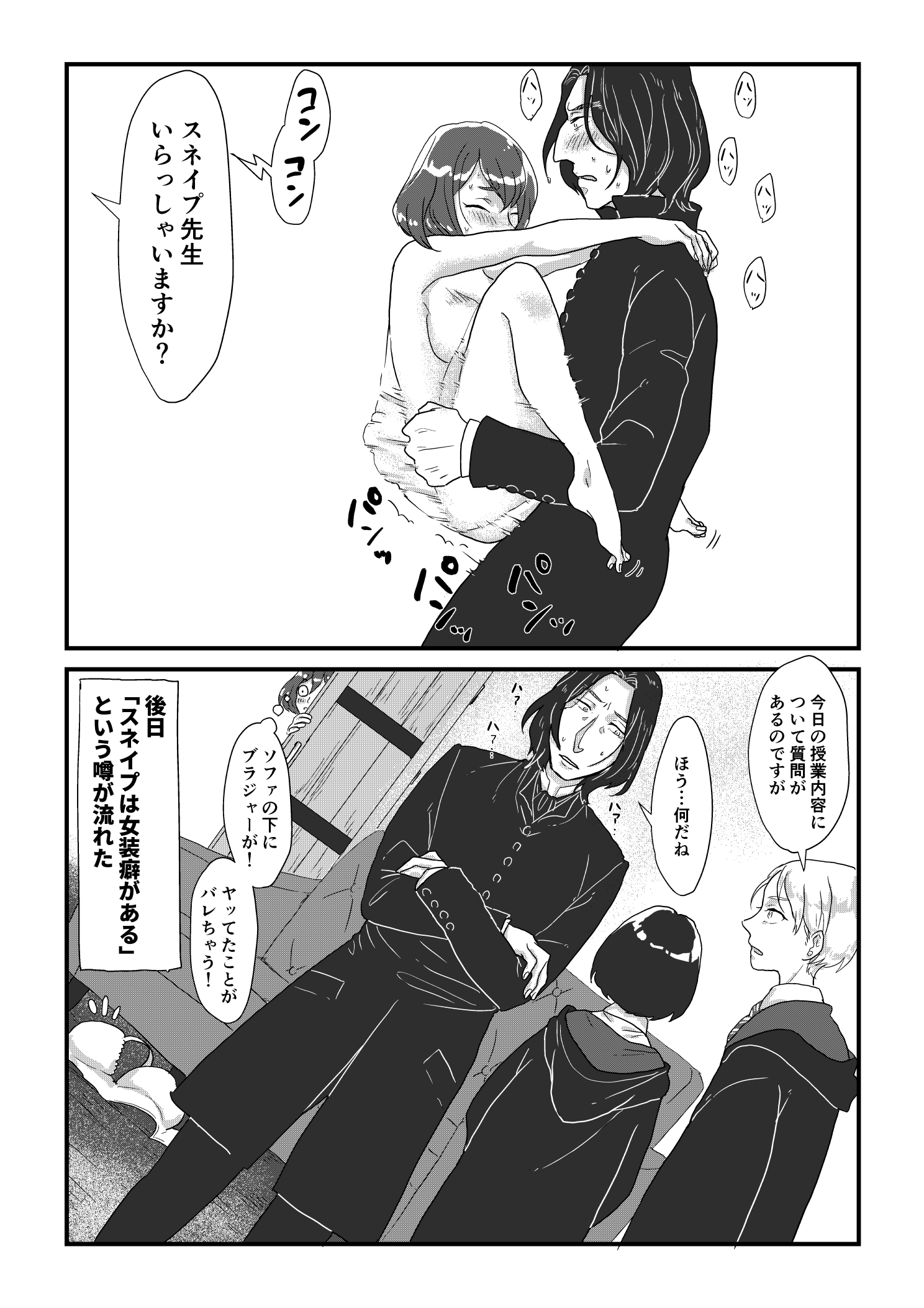 スネイプ教授とハッフルパフ転校生