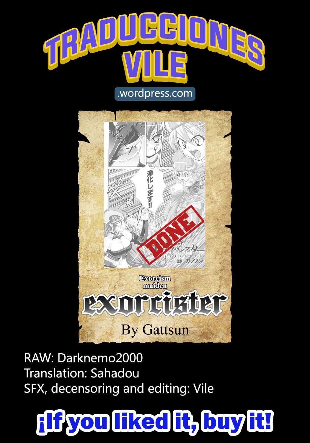 ハマ乙女悪魔払い| Exorcism Maiden Exorcister = Saha + Vile =