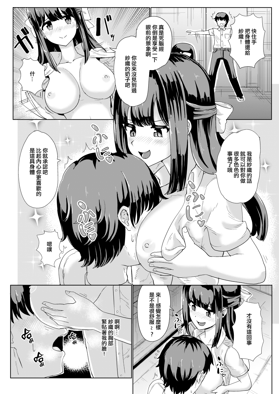 狩野城と王子さんのからだがいれかるTSF