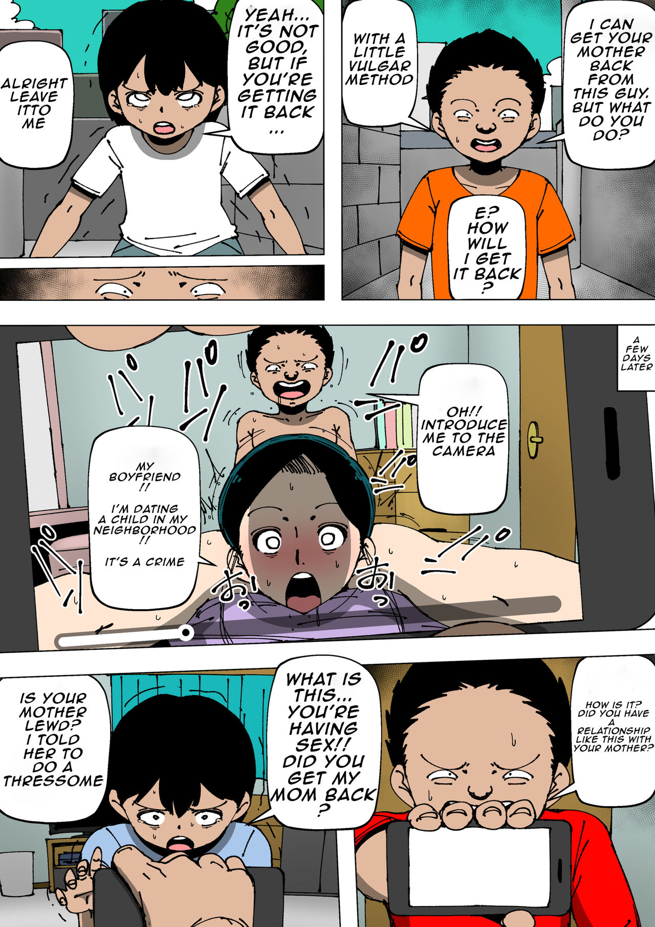[同人昔話] お母さんが近所の奴と [英訳]