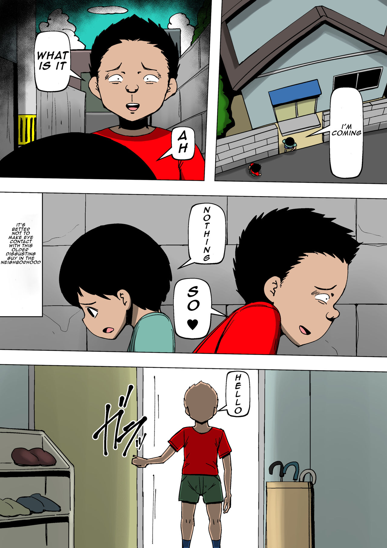 [同人昔話] お母さんが近所の奴と [英訳]