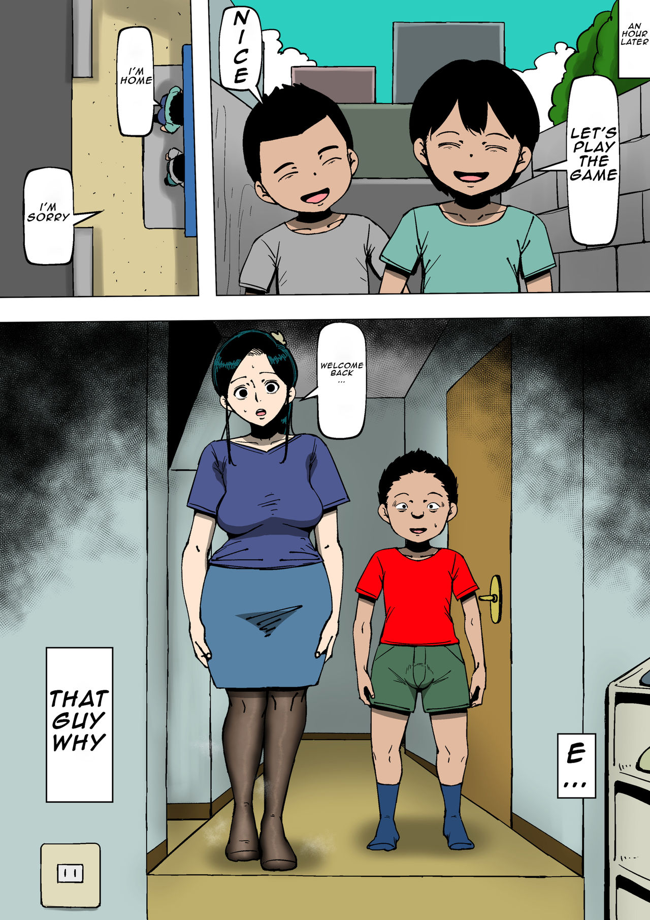 [同人昔話] お母さんが近所の奴と [英訳]