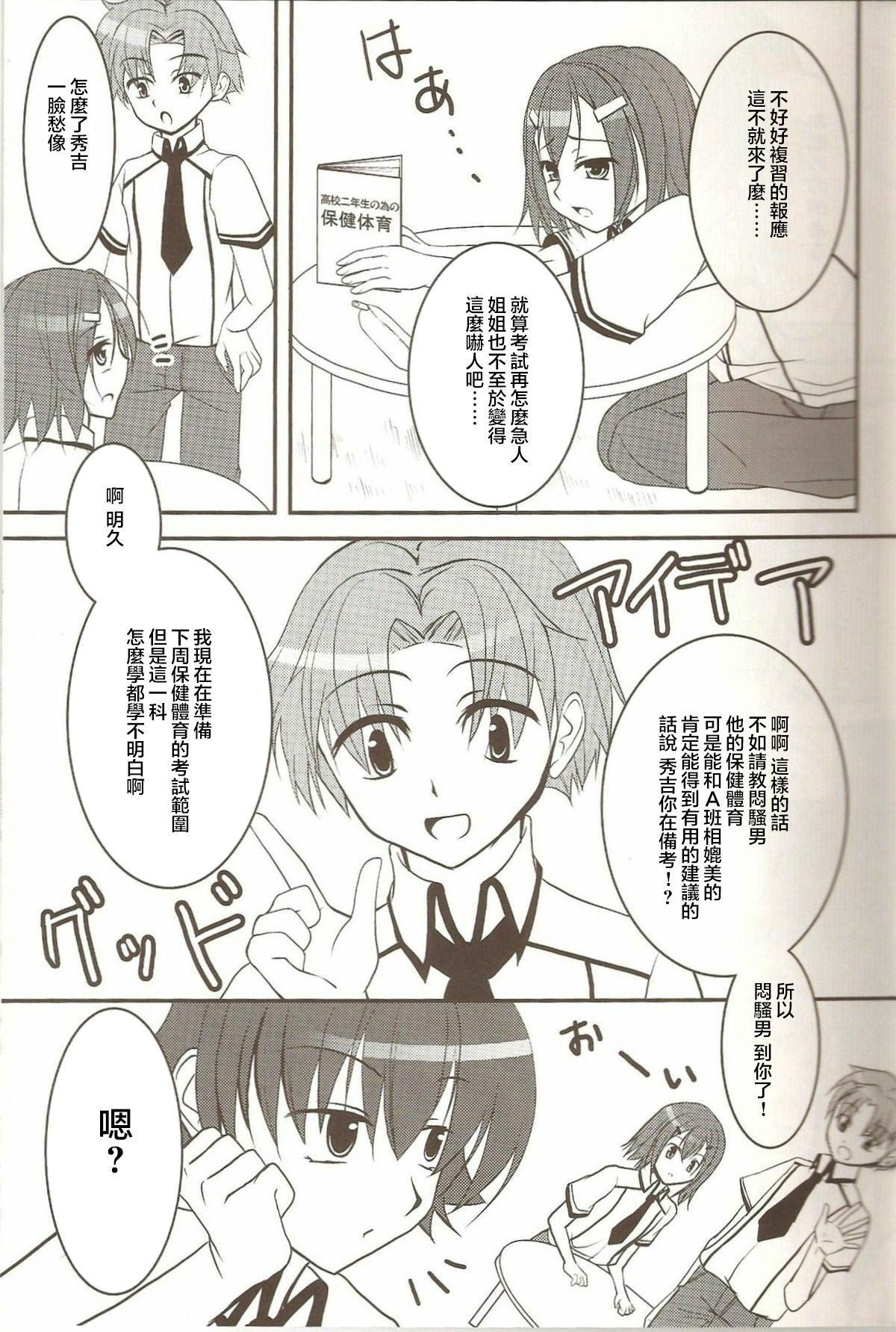 (C79) [有閑high桜 (ちえこ)] 秀吉の保健体育 (バカとテストと召喚獣) [中国翻訳]