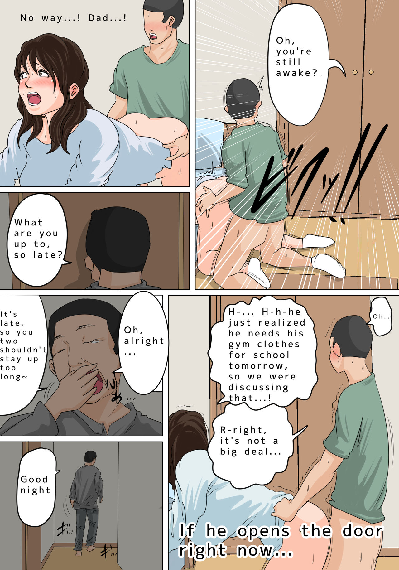 [夏目ベンケイ] 日常的にお母さんに出す生活 お父さんに内緒の中出しエッチ編