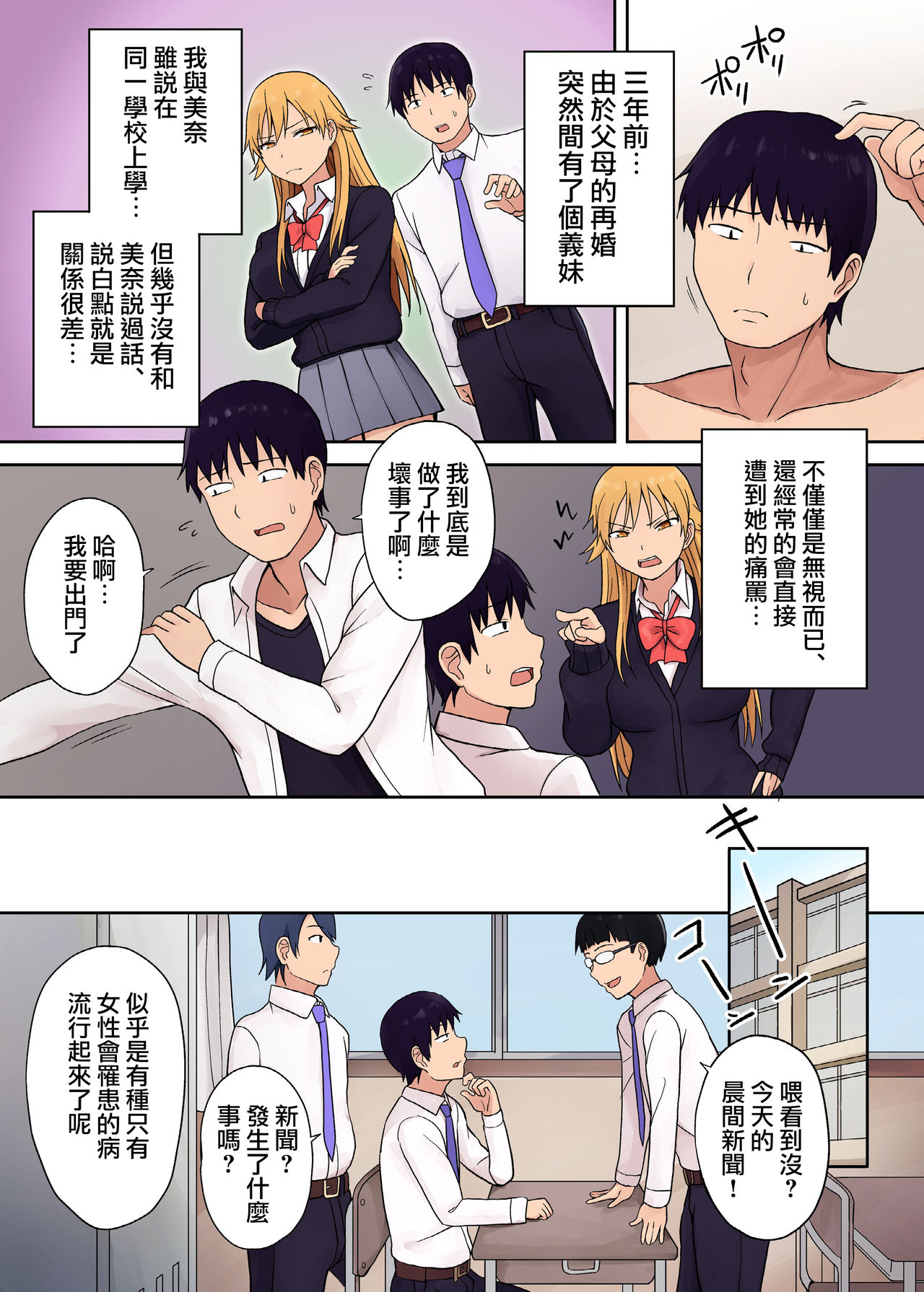[虹艶研究所 (シャーベルタイガー、白白白)] 発情病～未知の病でドスケベになった妹～ [中国翻訳] [DL版]