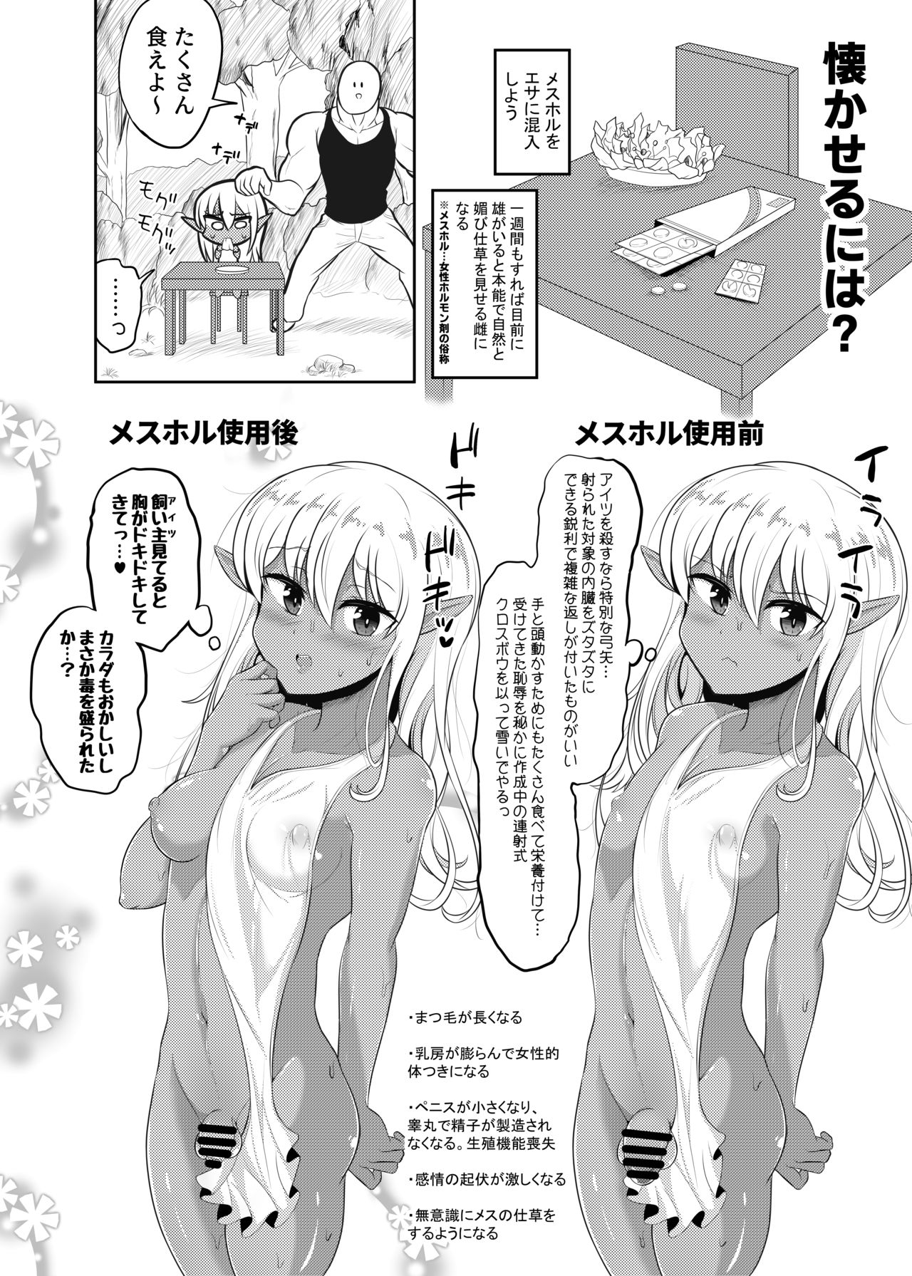 [ハイパー放牧場 (ヒツジンクス)] 褐色エルフくん♂の飼い方