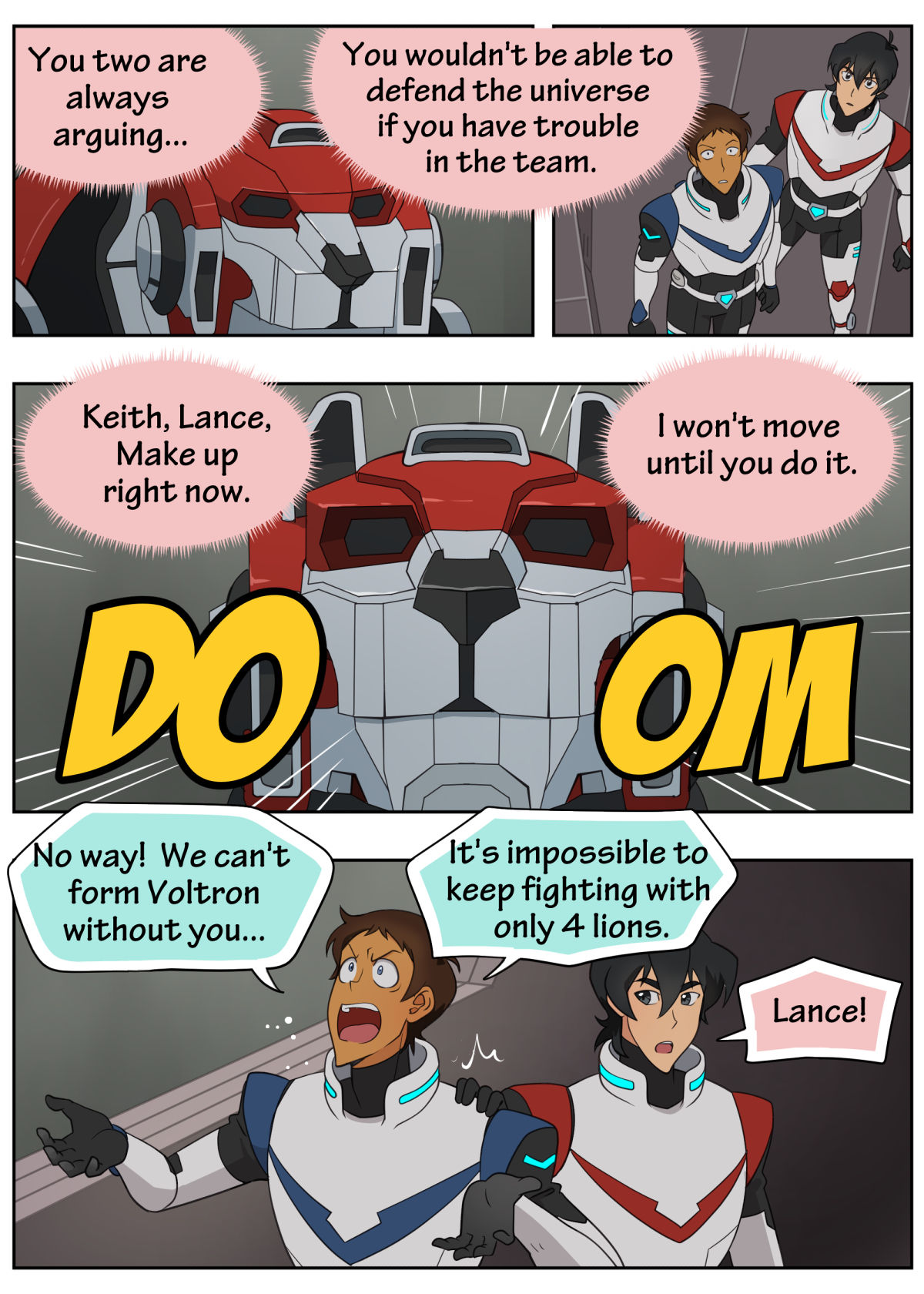 [halleseed] むちゃぶり！レッド (Voltron: Legendary Defender) [英語]