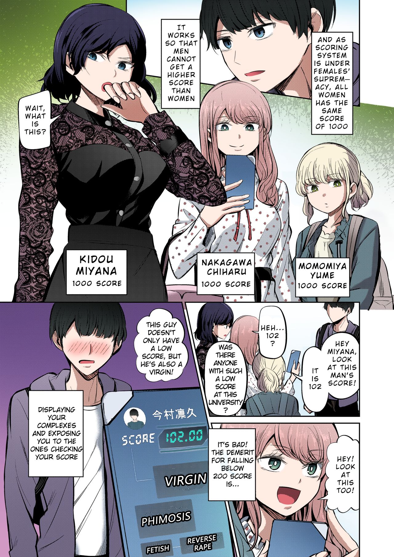 [山畑璃杏] 点数主義の国 (ガールズフォーム Vol.20) [英訳] [カラー化] [DL版]